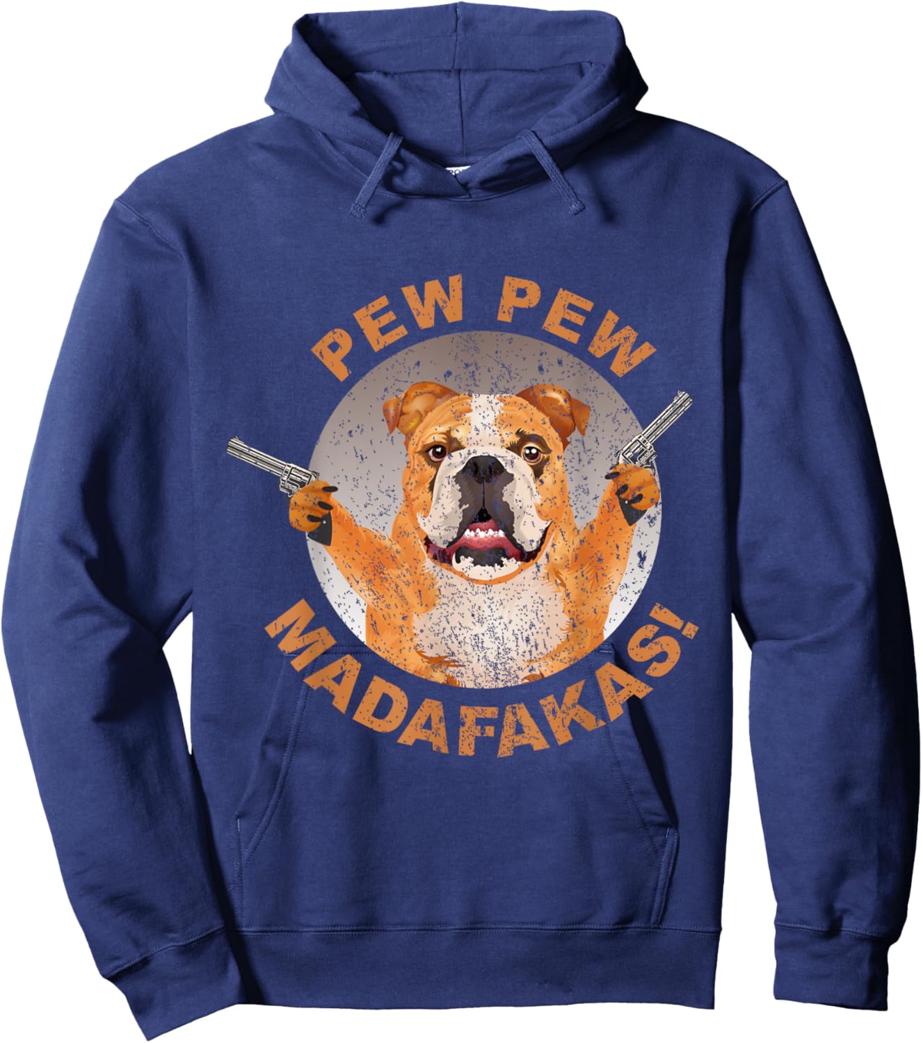 Pew Pew Madafakas Crazy French Bulldog Funny Gamer Gift Women Hoodie - Hoodie | Navy
