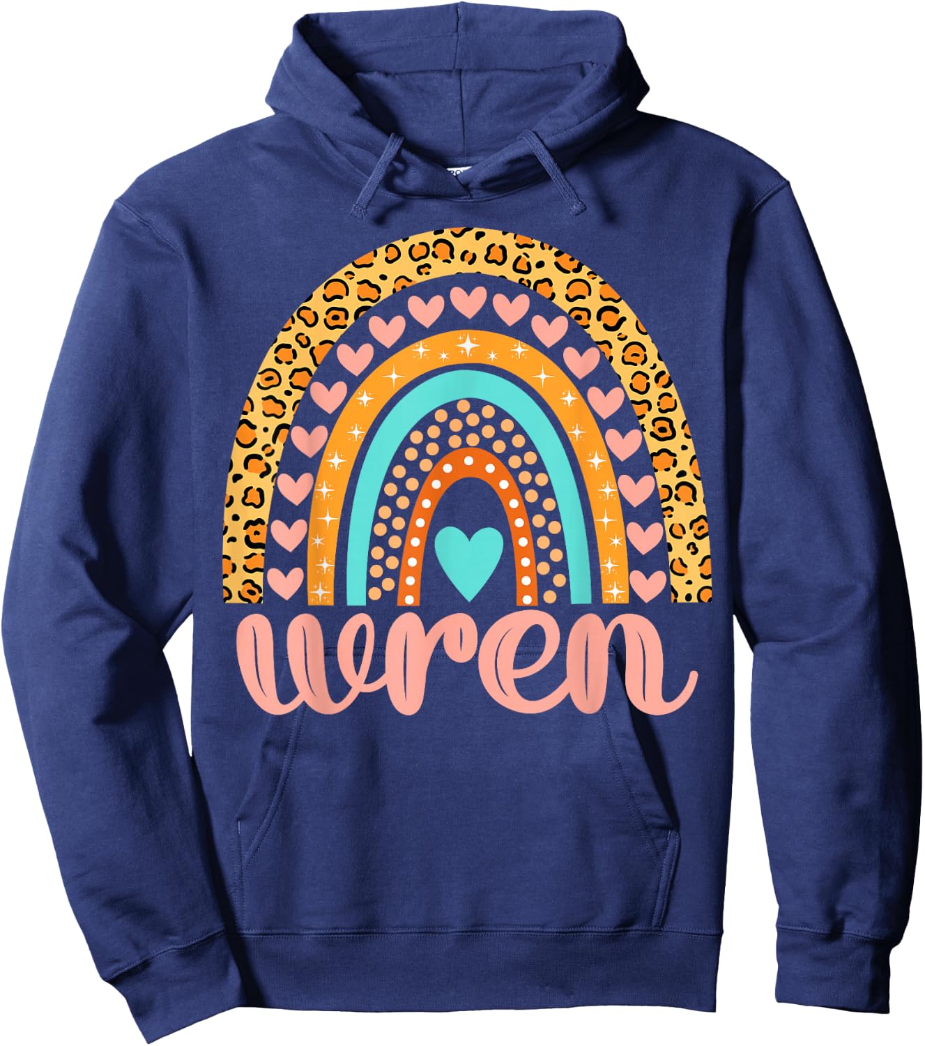 Wren Wren Name Birthday Shirt Gift Hoodie - Hoodie | Navy