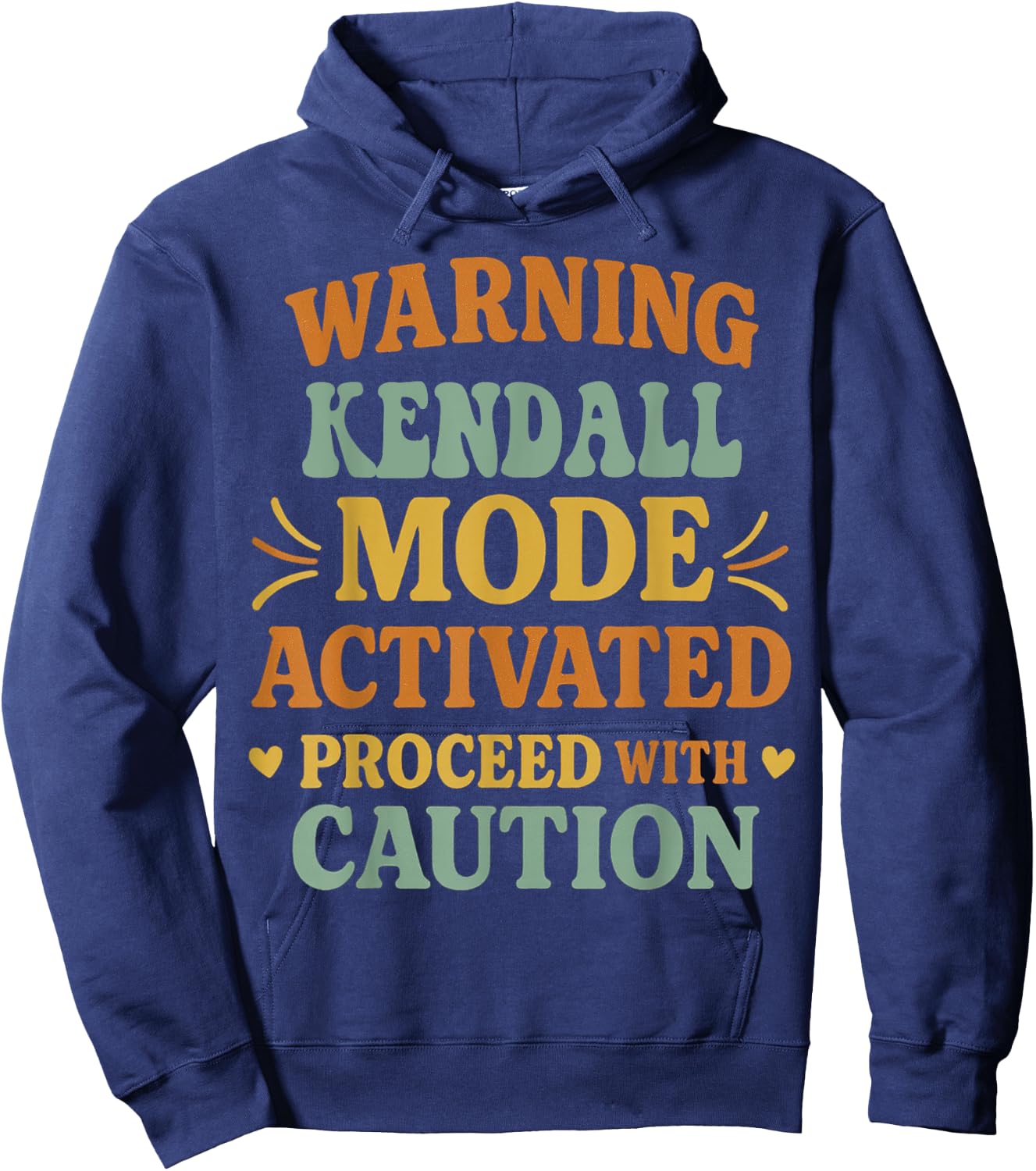 KENDALL Personalized Women's Gift Custom KENDALL Hoodie - Hoodie | Navy