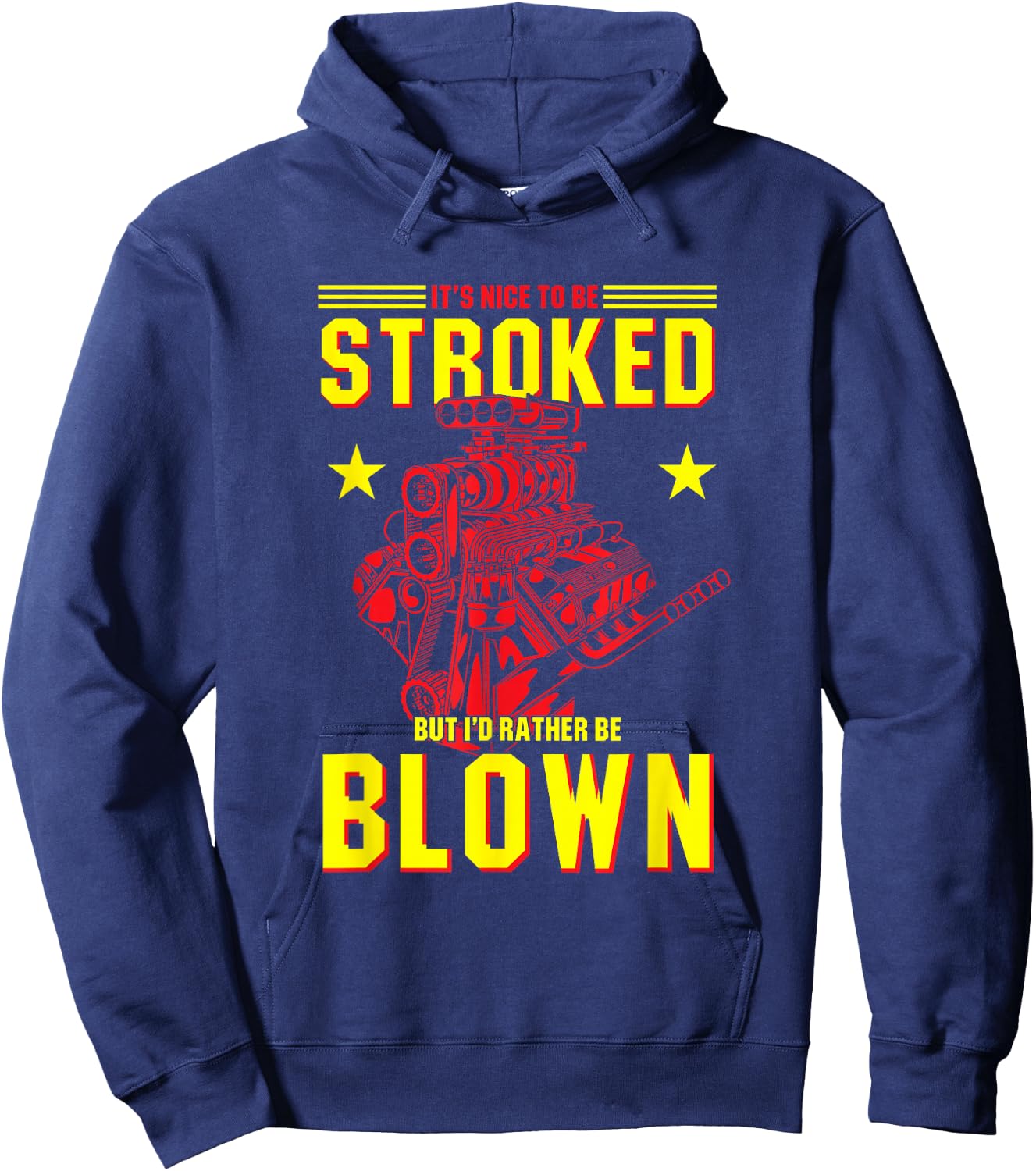 Funny Motor Racing Quote Mechanic Engine Hoodie - Hoodie | Navy