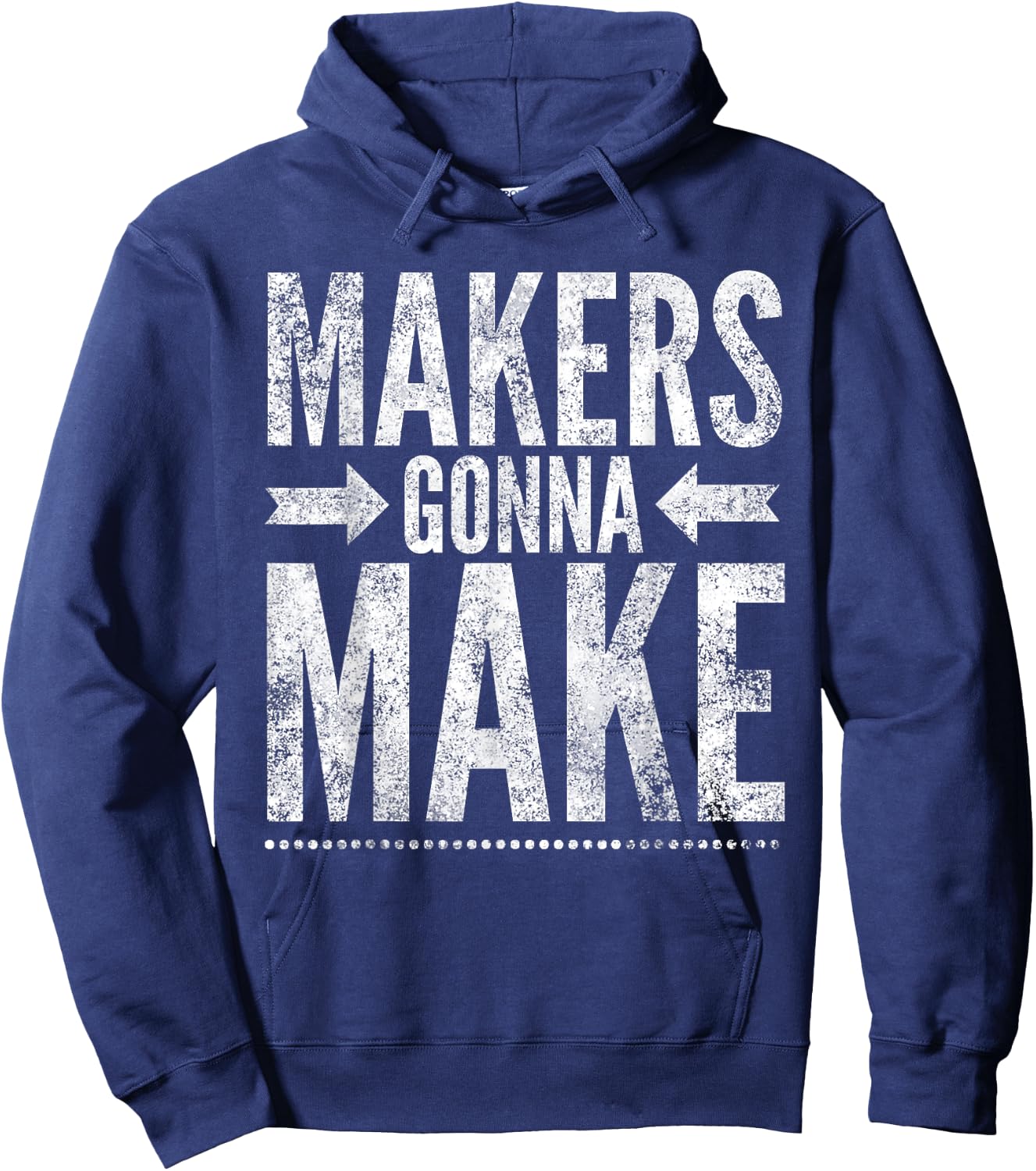 Maker , Funny DIY Makerspace Builder Inventor Creative Hoodie - Hoodie | Navy