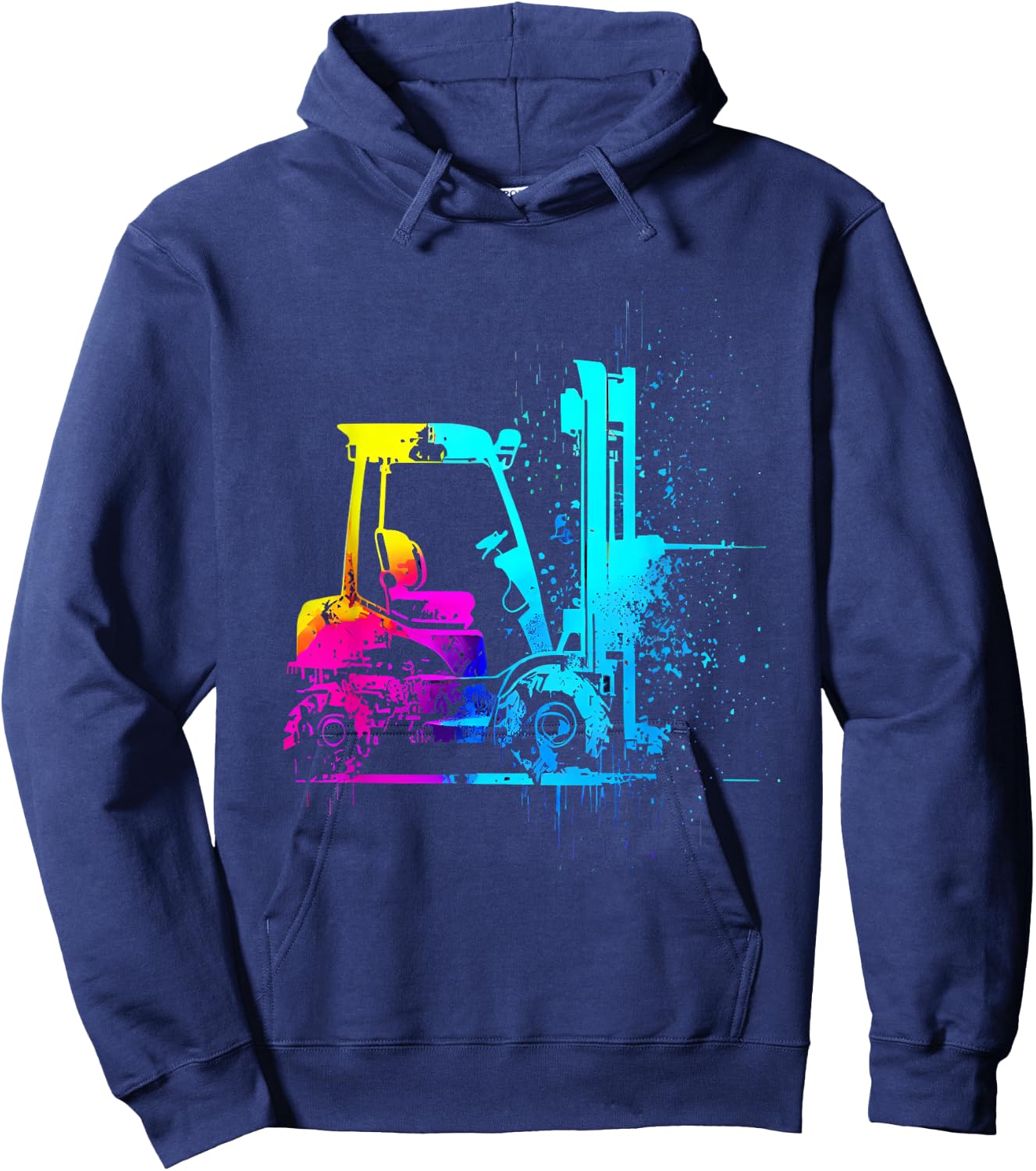 Forklift operator forklift driver warehouse clerk gift Hoodie - Hoodie | Navy