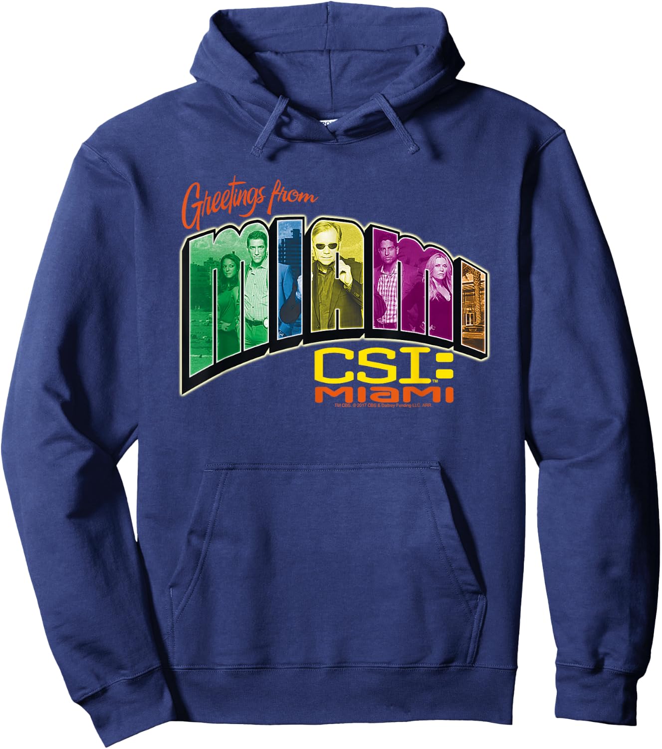 CSI: Miami Greeting From Miami Hoodie - Hoodie | Navy