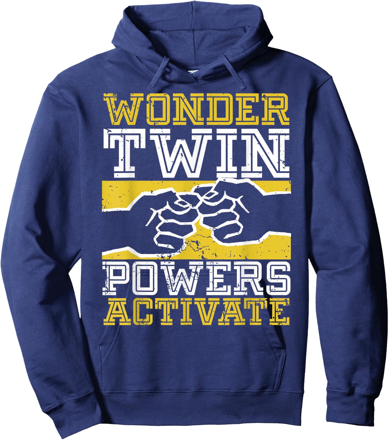 Wonder Twin Power Activated Design, Sibling Design Hoodie - Hoodie | Navy