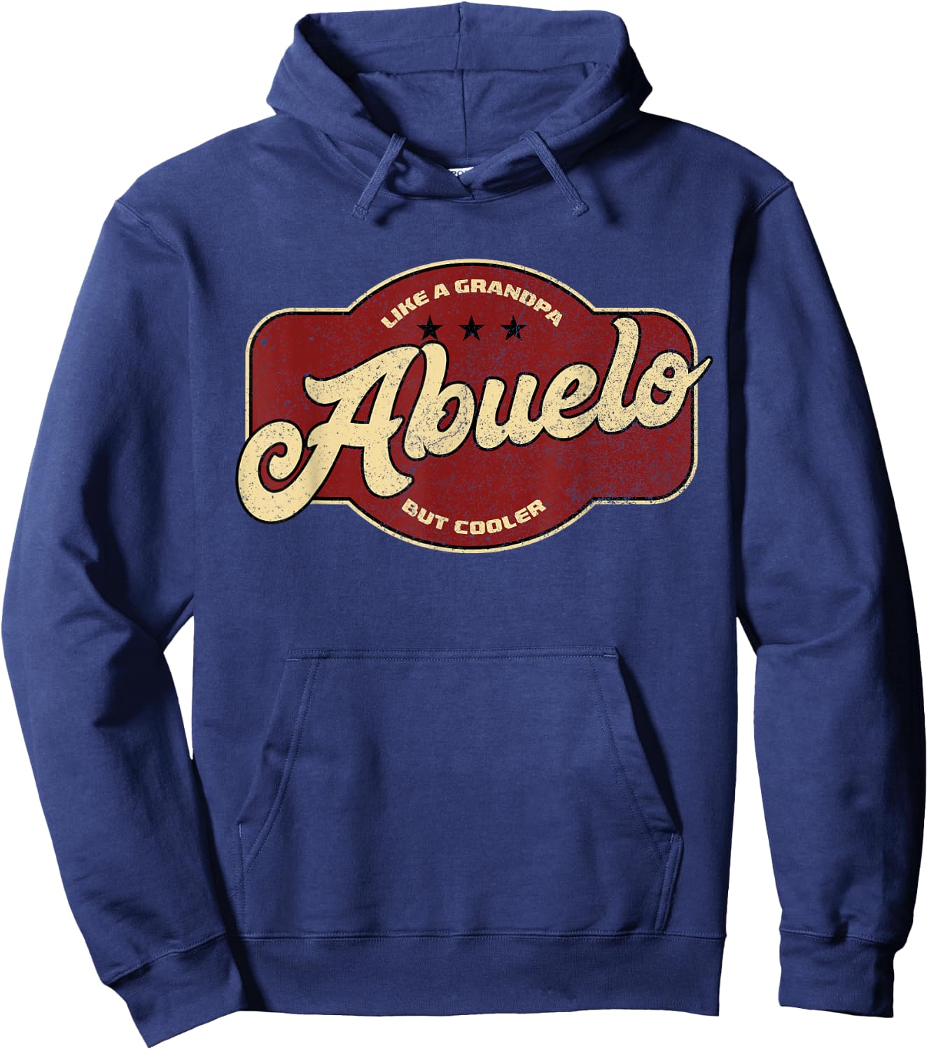 Vintage Abuelo Like Grandpa but Cooler - Abuelo Cuban Small Hoodie - Hoodie | Navy
