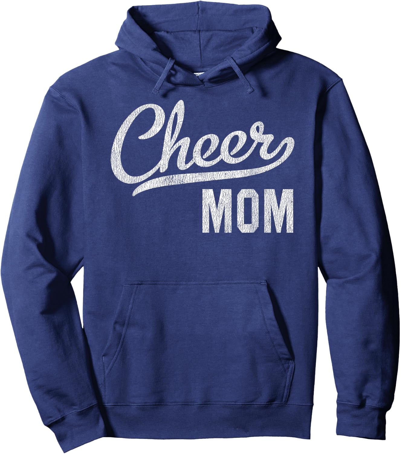 Cheer Mom Proud Cheerleading Mom Gift Hoodie - Hoodie | Navy