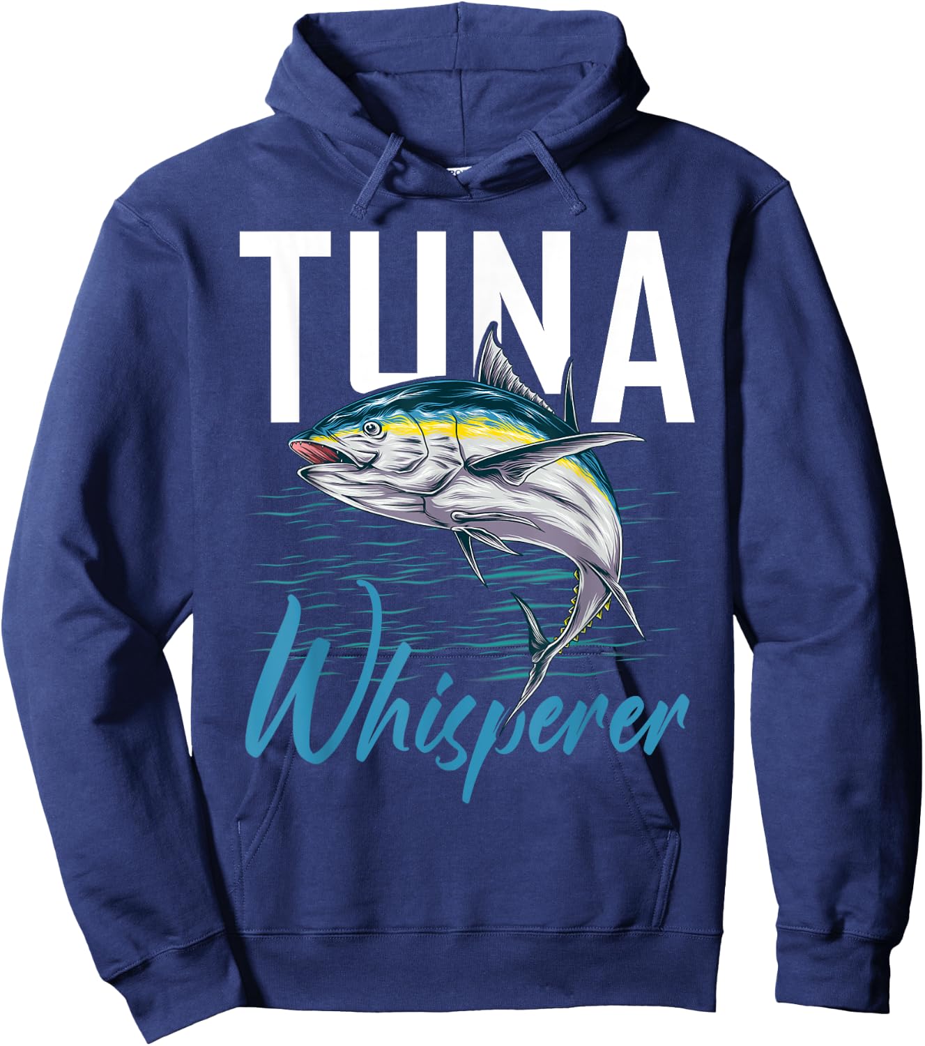 Tuna Whisperer Shirt Deep Sea Fishing Clothing Apparel Tuna Hoodie - Hoodie | Navy