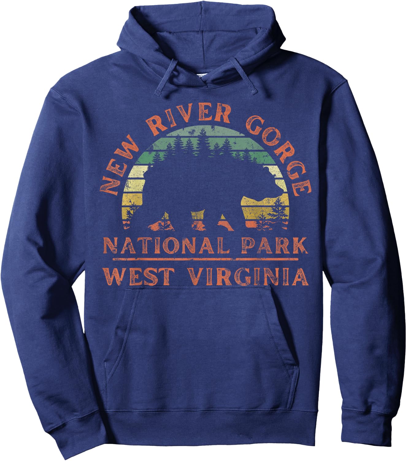 New River Gorge National Park Hoodie - Hoodie | Navy