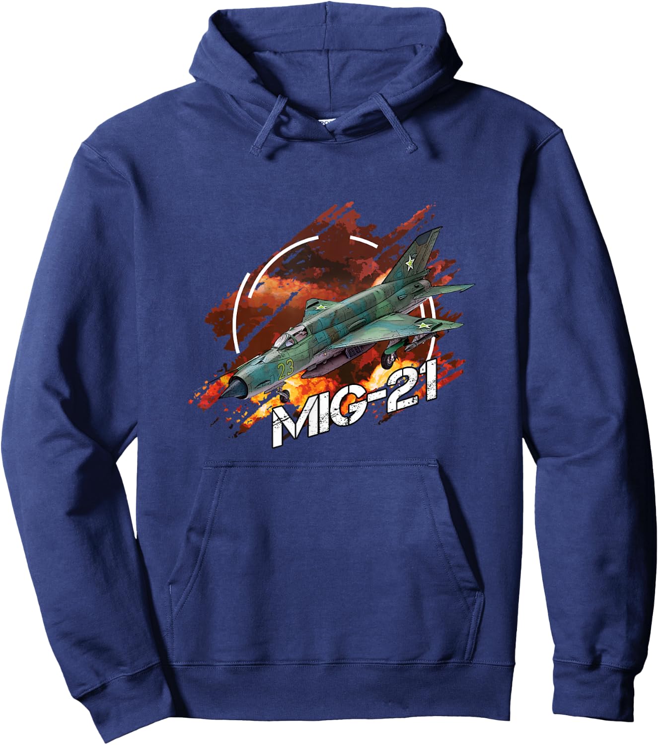 Russian Fighter Shirt Gift Mig 21 Hoodie - Hoodie | Navy