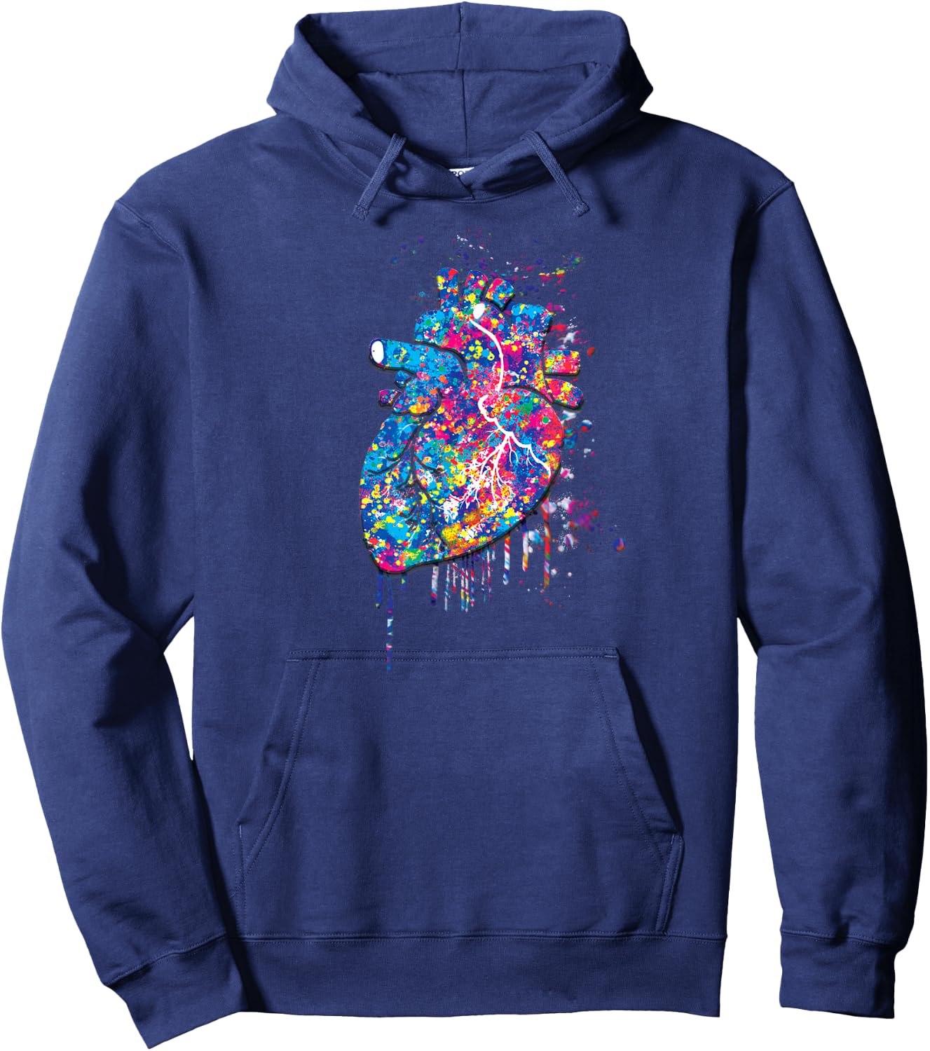 HItta 3xs Heart Gym Fitness Motivation Workout Inspiration Hoodie - Hoodie | Navy