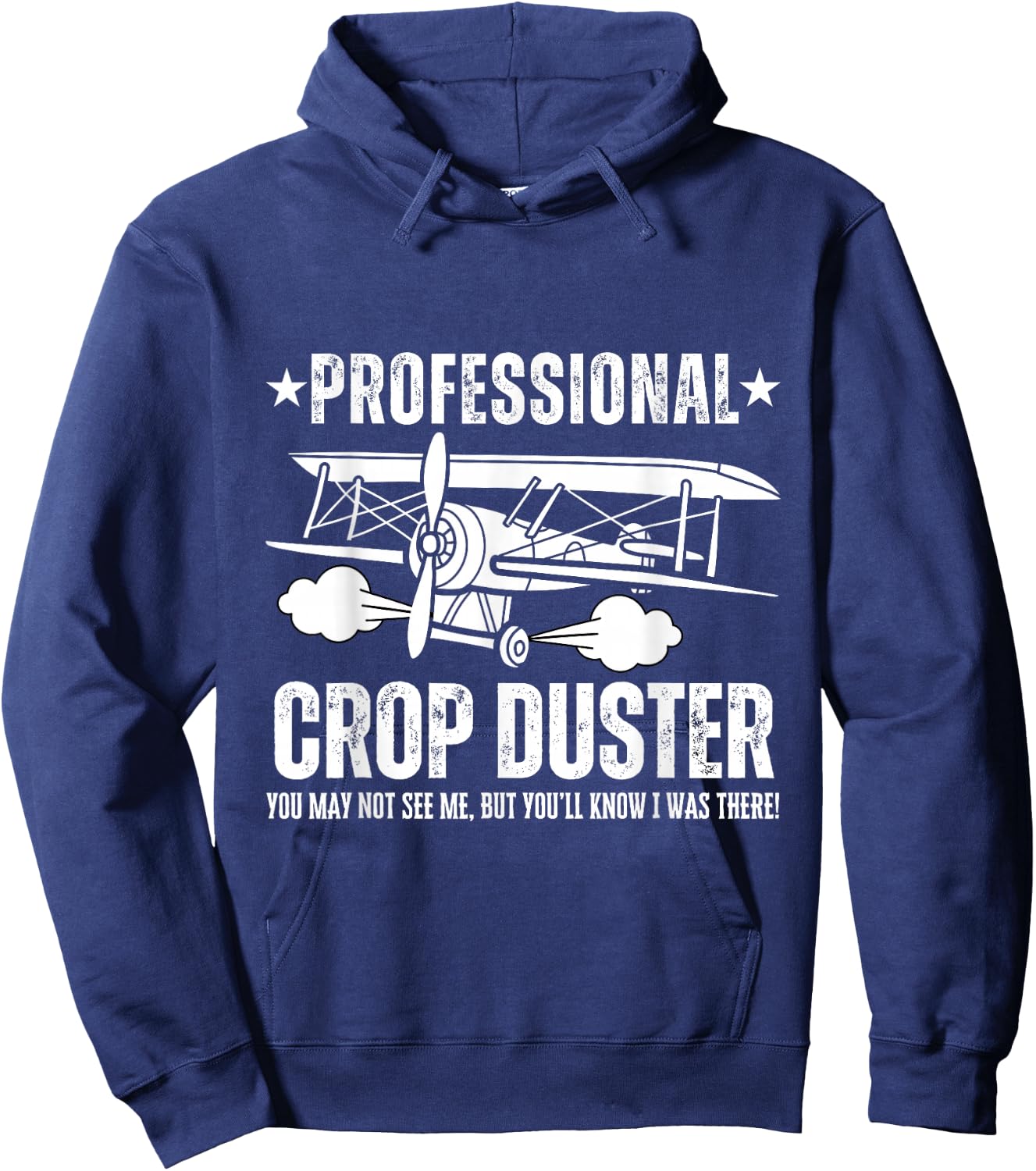 Crop Dusting Professional Crop Duster Funny Fart Hoodie - Hoodie | Navy
