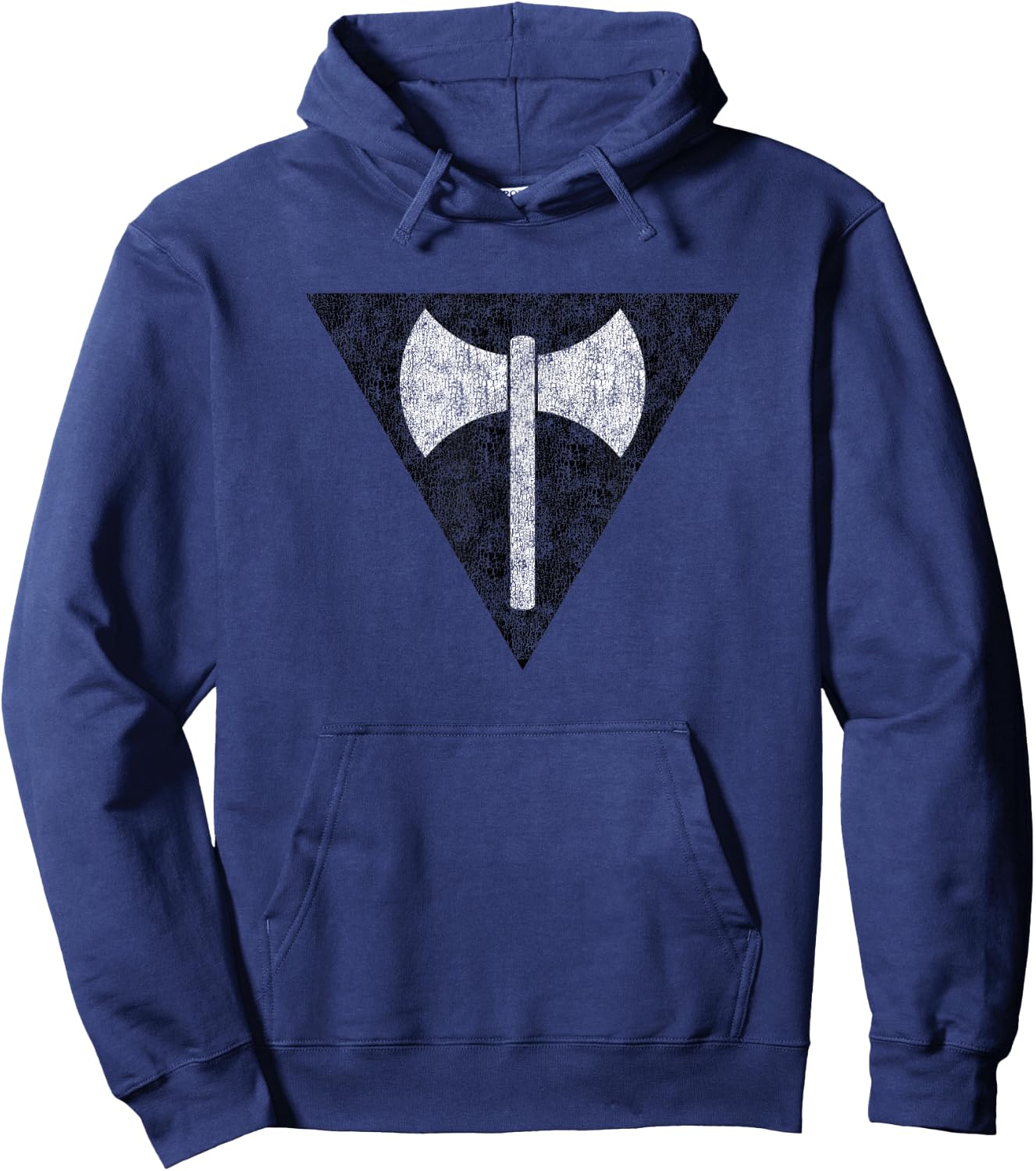 Vintage Lesbian Labrys Axe Pride Flag Women Girls Hoodie - Hoodie | Navy