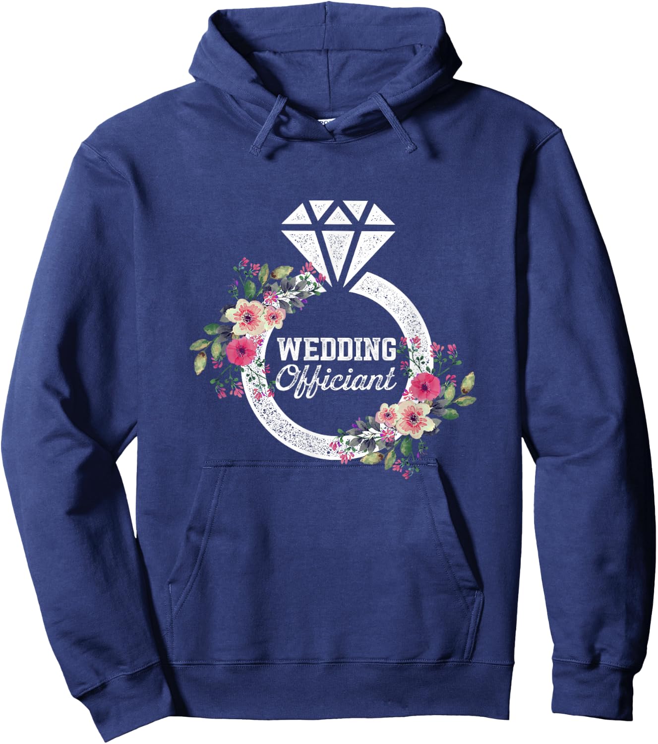 Wedding Officiant Art USA Internet Ordained Minister Gift Hoodie - Hoodie | Navy