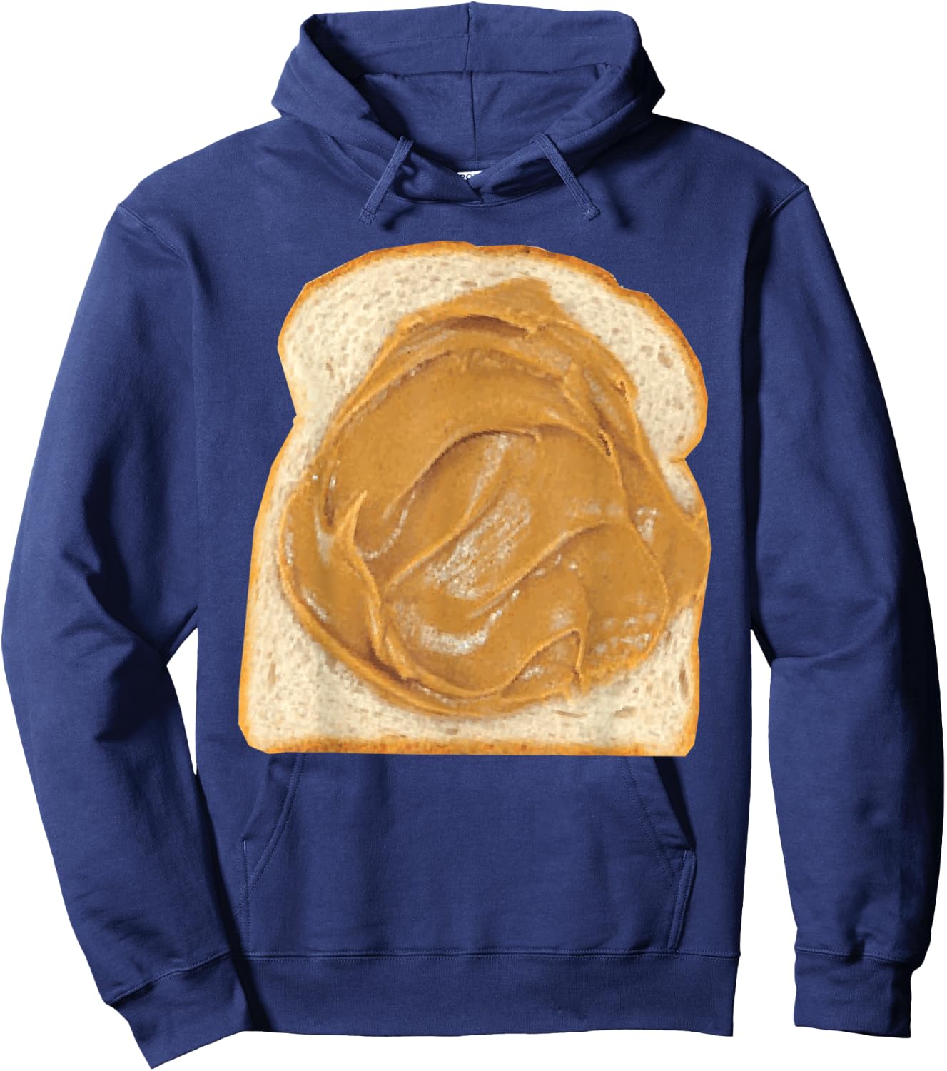 Peanut Butter on Bread Costume Hoodie - Hoodie | Navy