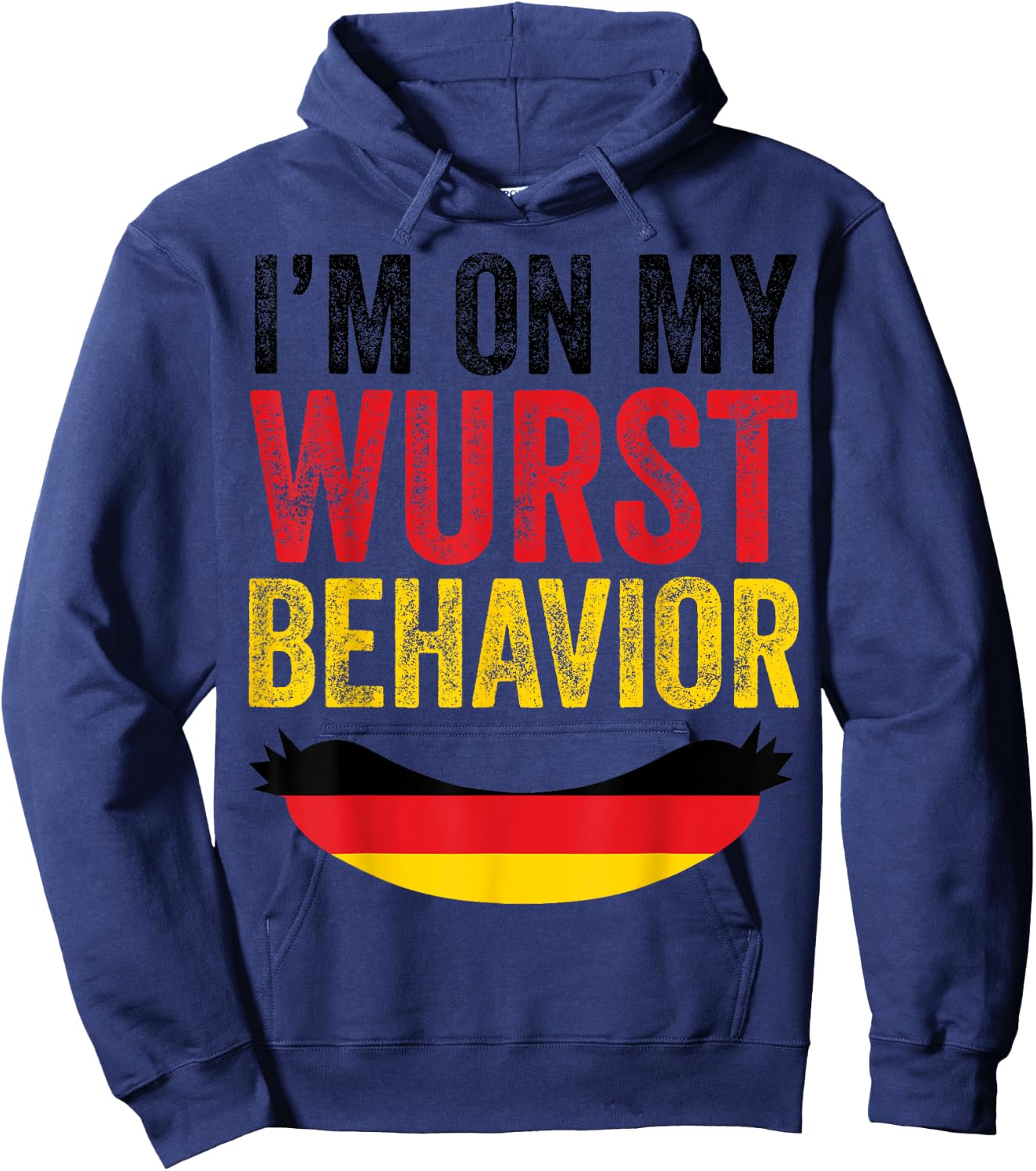 German Clothes American Oktoberfest Clothing Men Women Wurst Hoodie - Hoodie | Navy
