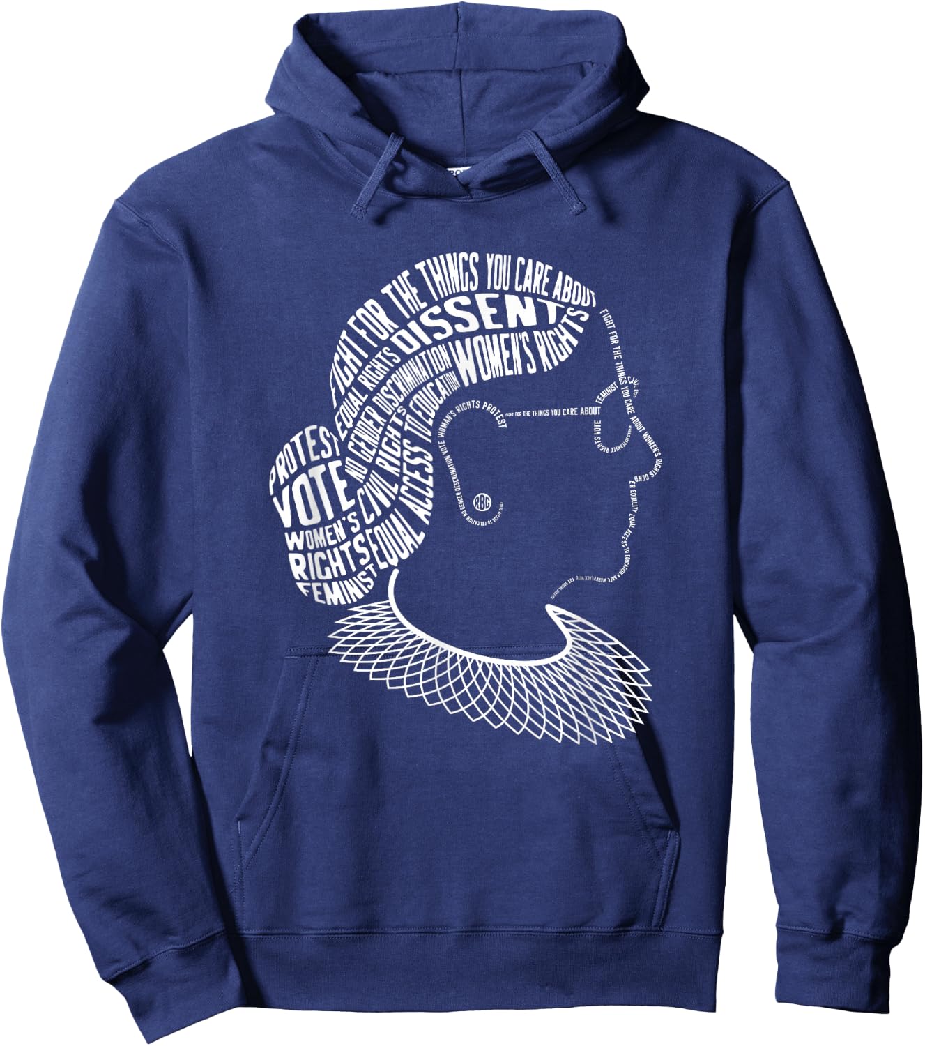 Feminist Gifts Women's Rights Feminism Quotes I Dissent Hoodie - Hoodie | Navy