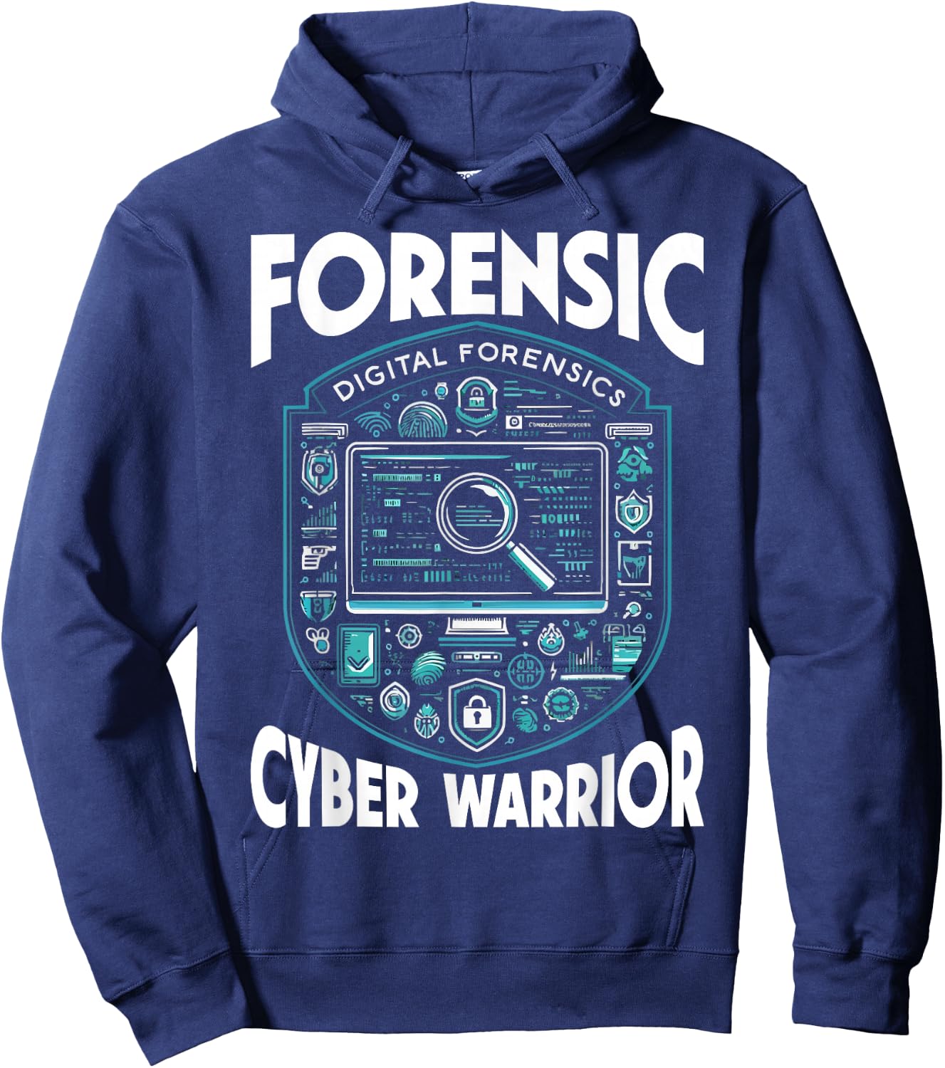 Digital Forensic Criminal Investigation Criminalistics Hoodie - Hoodie | Navy