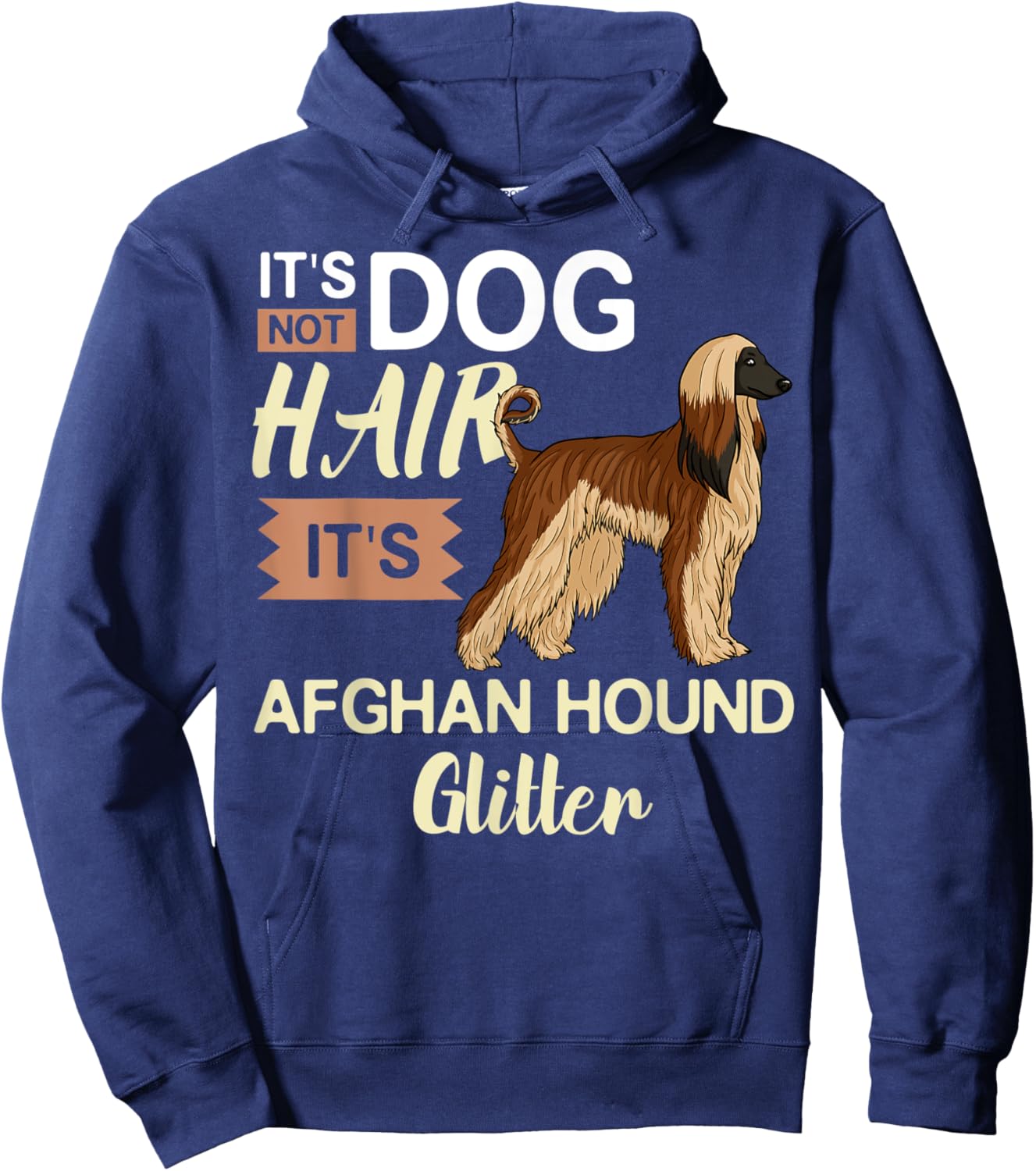 Afghan Hound Dog Gift Puppies Owner Lover Hoodie - Hoodie | Navy