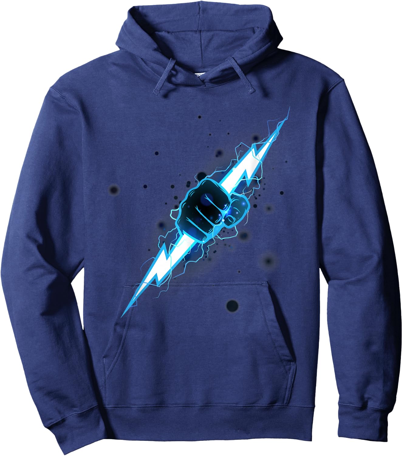 Lightning Lightning Power Electricity Storm Lightning Hoodie - Hoodie | Navy
