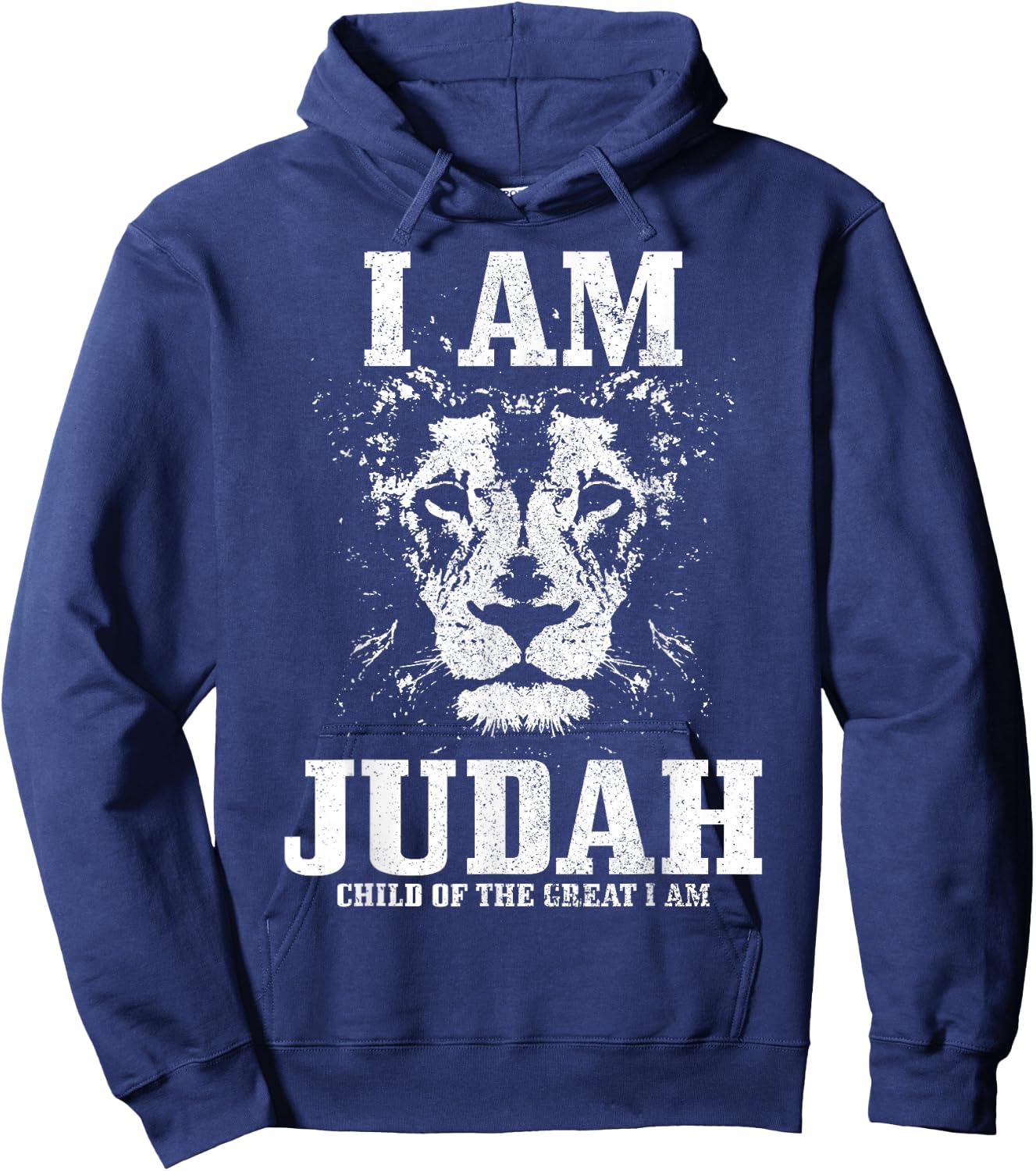 I Am Judah Child Of The Great Lion Israelite Israel Hebrew Hoodie - Hoodie | Navy