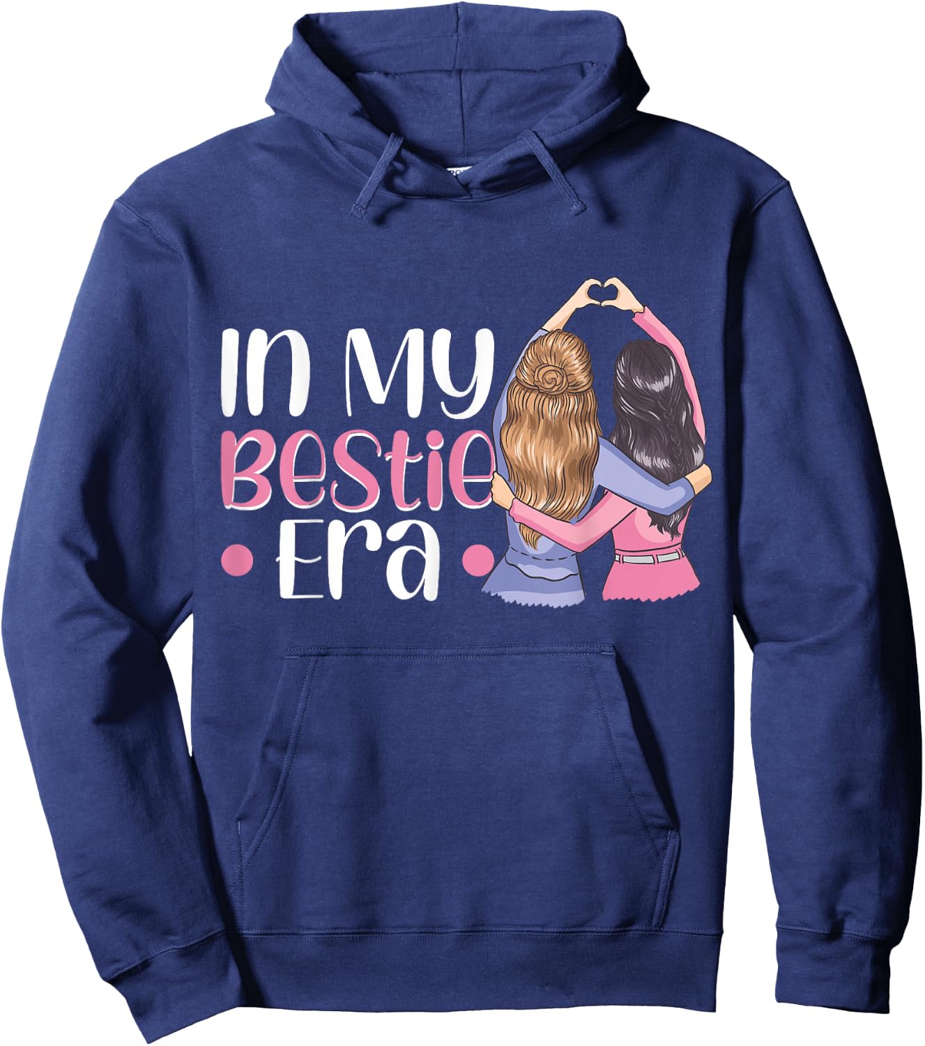 In My Bestie Era Hoodie - Hoodie | Navy