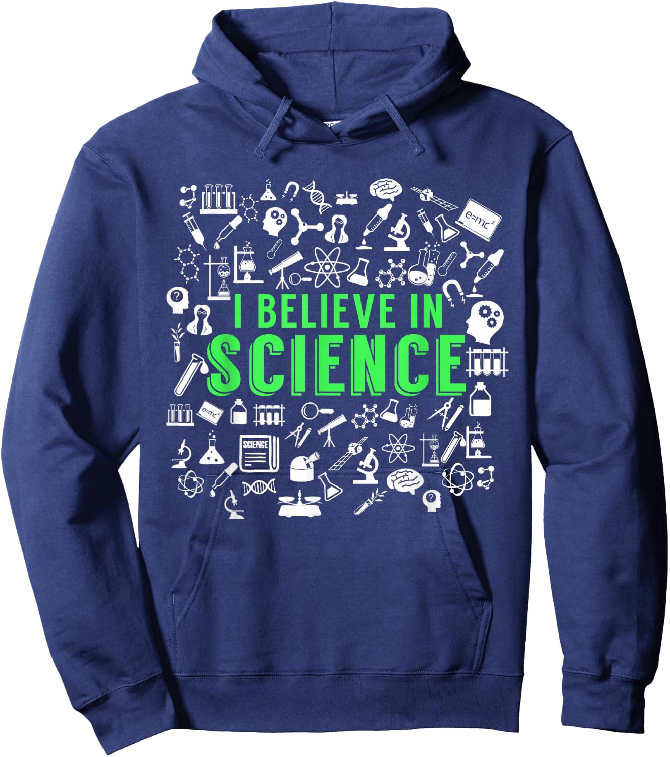 I Believe in Science for Science Lovers Hoodie - Hoodie | Navy