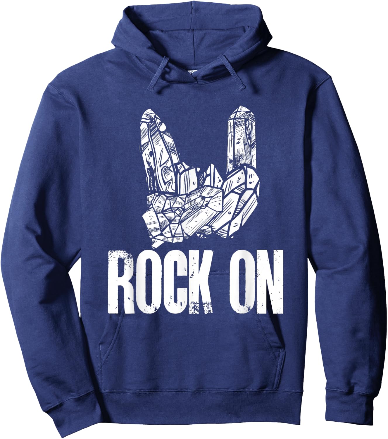 Rockhound Rock On Geology Rock Collecting Hoodie - Hoodie | Navy