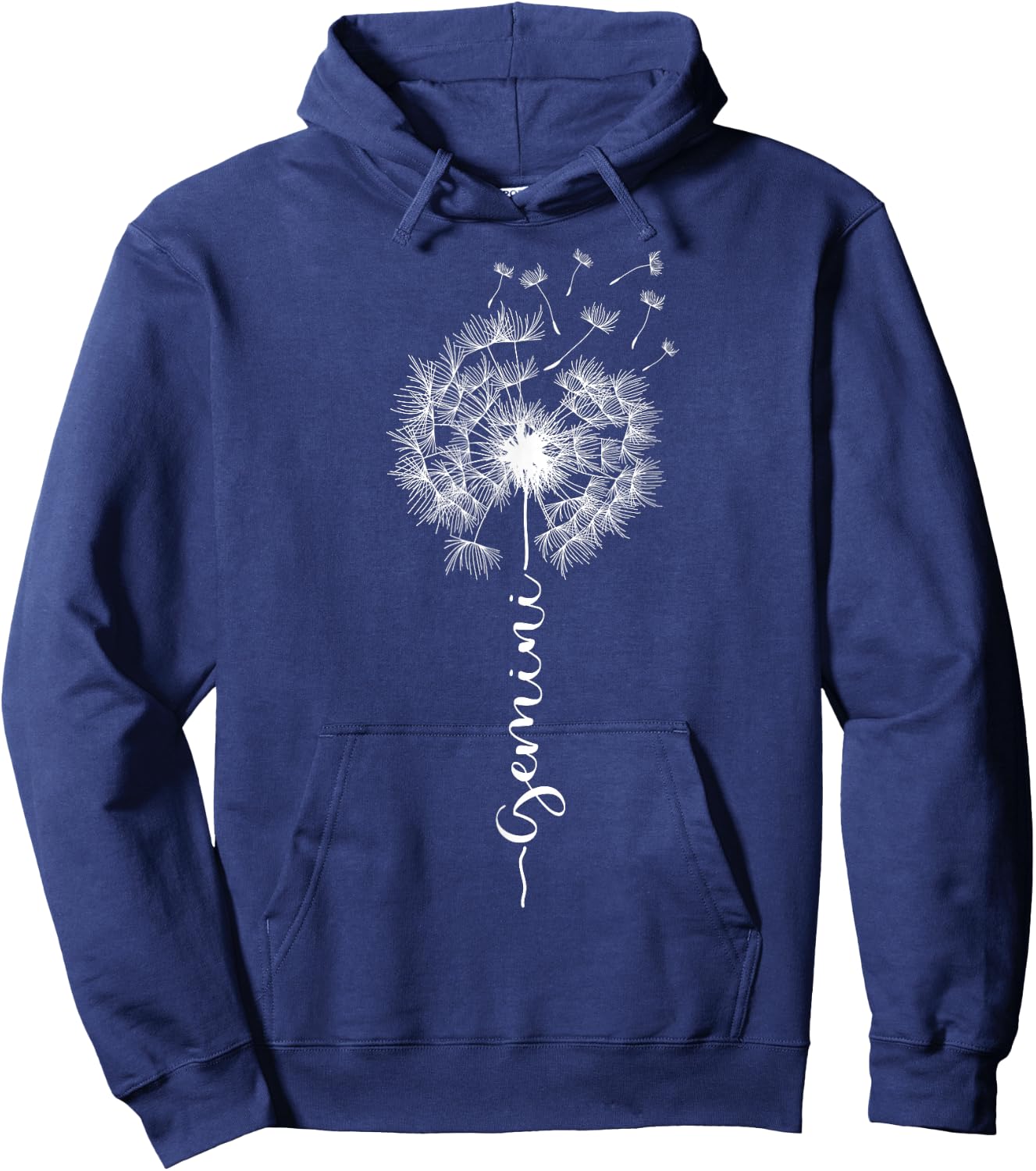 Zodiac Sign Gemini Dandelion Gemini Astrology Horoscope Hoodie - Hoodie | Navy