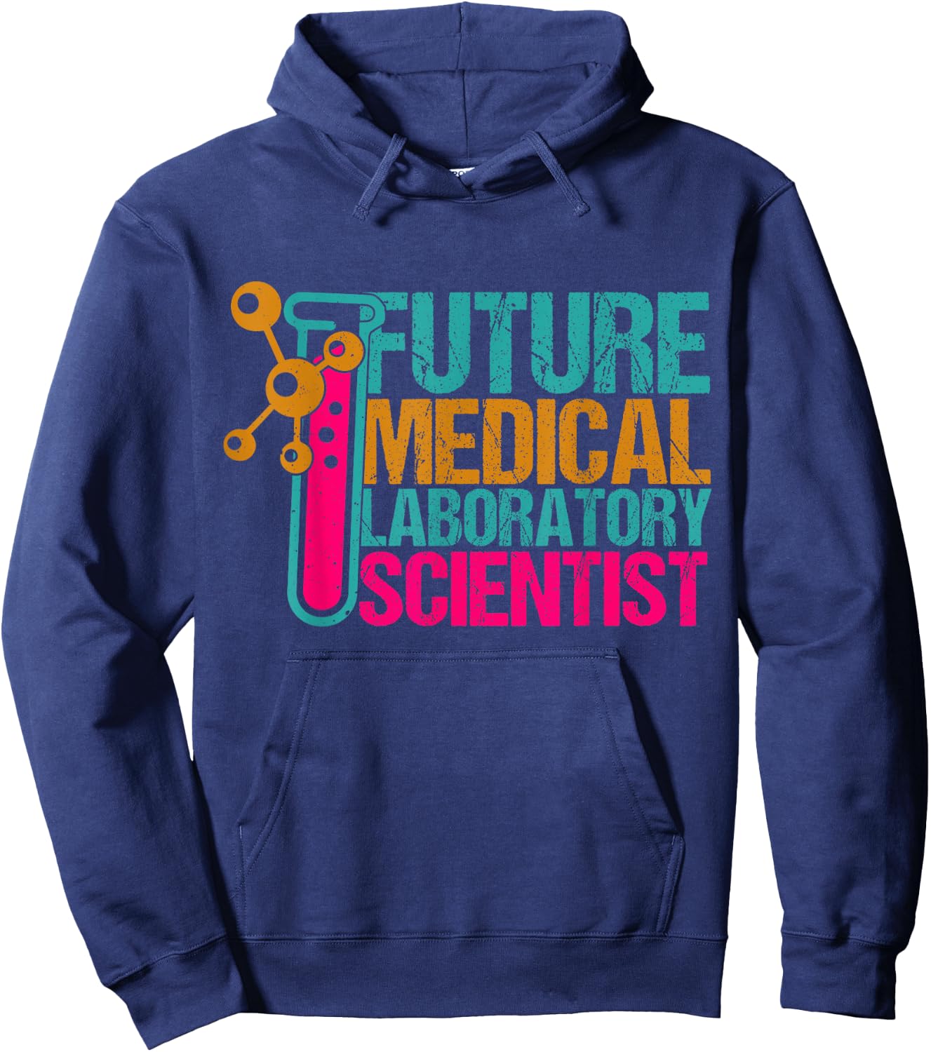 Future Medical Laboratory Scientist, Med Tech Student Hoodie - Hoodie | Navy
