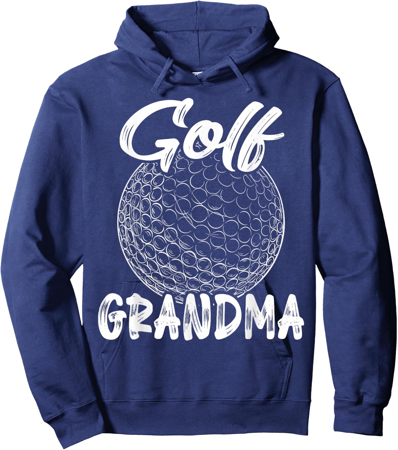Golf Grandma Women Golfers Golf Ball Player Family Matching Hoodie - Hoodie | Navy