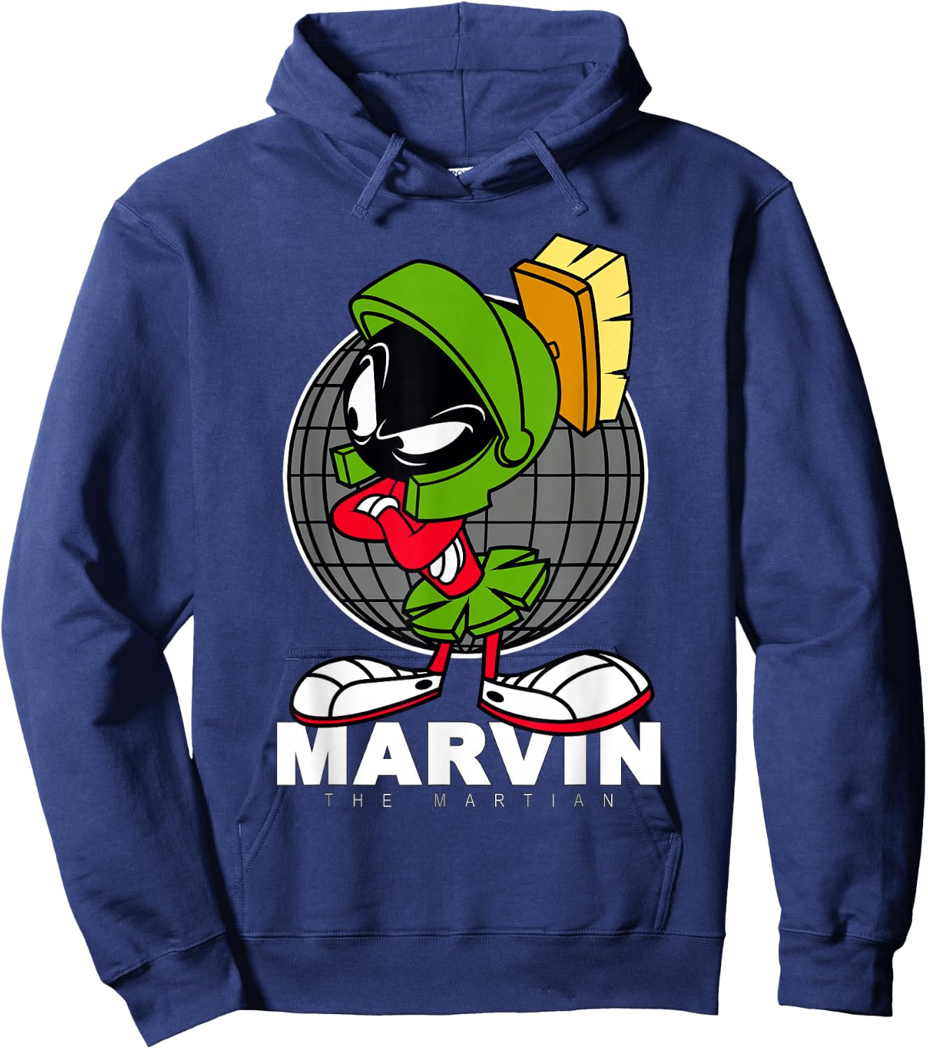 Marvin The Martian Crossed Arms Hoodie - Hoodie | Navy