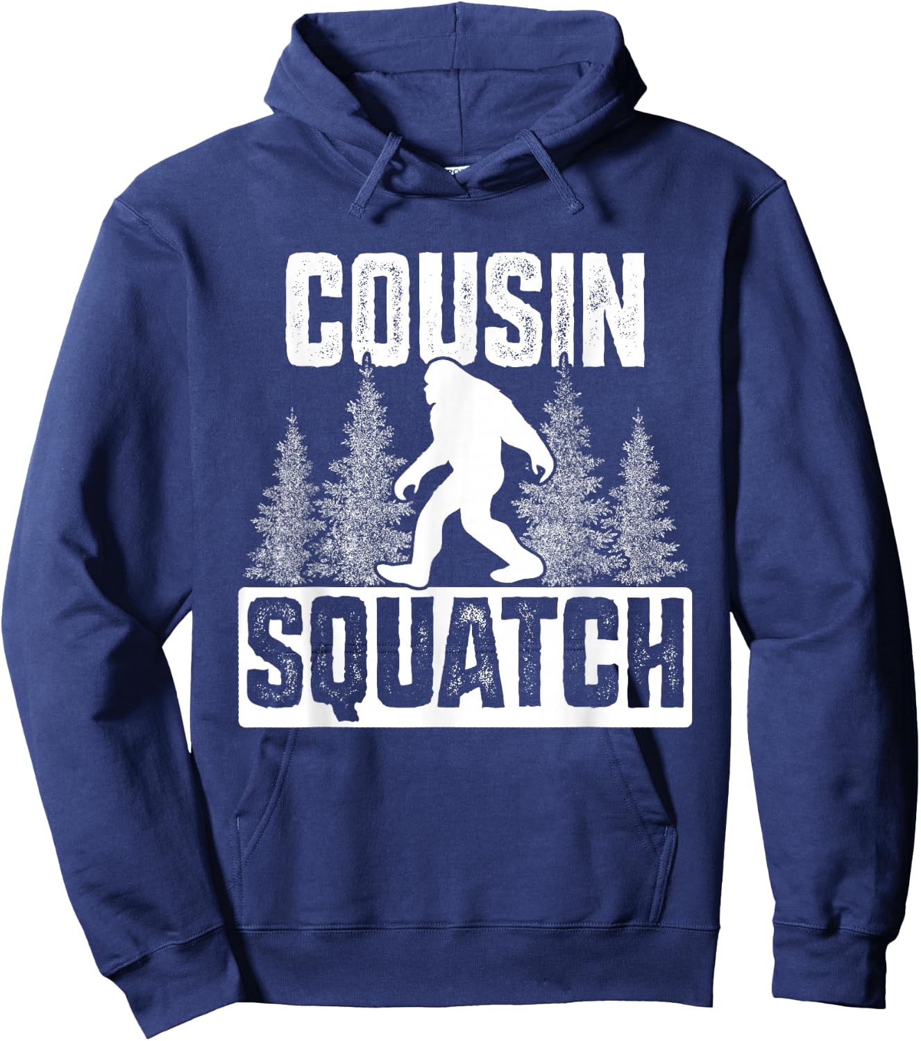 Squatchy Matching Family Bigfoot Shirts Cousin Squatch Hoodie - Hoodie | Navy