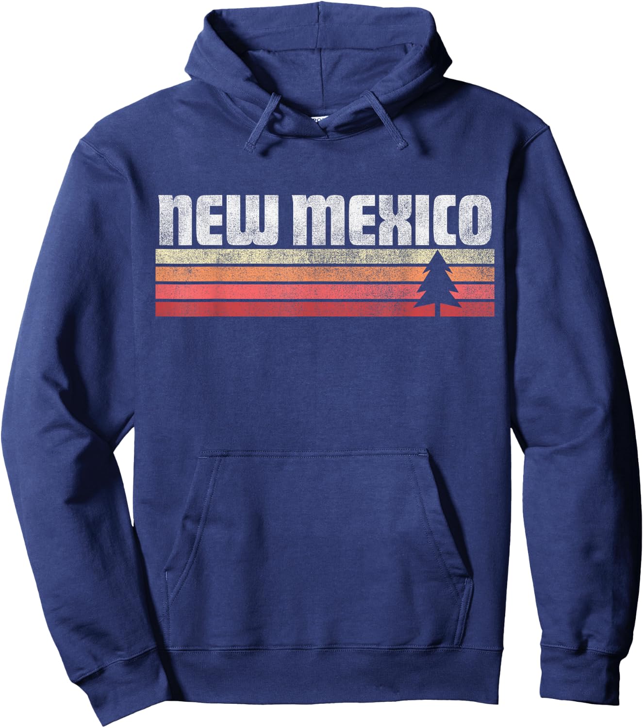 New Mexico Retro Style Vintage Shirt 70s 80s 90s Gift Hoodie - Hoodie | Navy