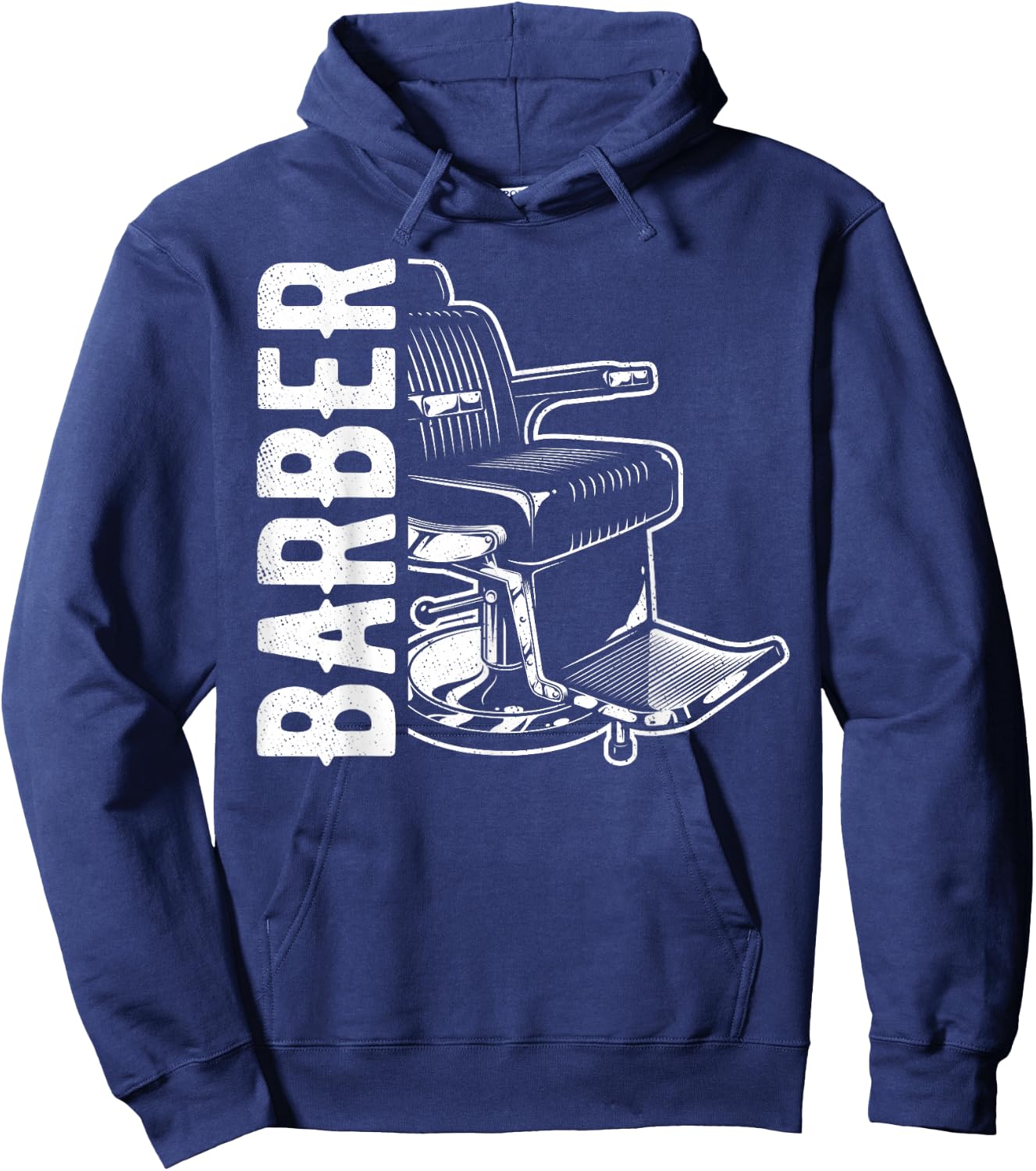 Barber Shop Chair Idea Haircut Hairstyler Hairstylist Hoodie - Hoodie | Navy