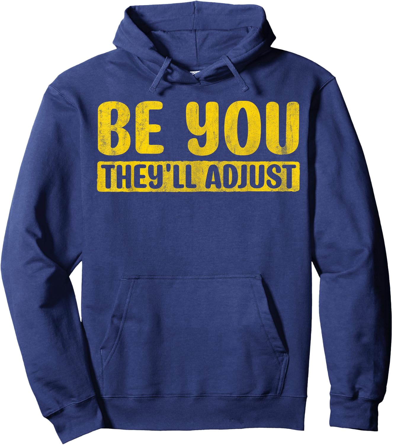 Motivate Inspire Encouragement Positivity Slogan Hoodie - Hoodie | Navy