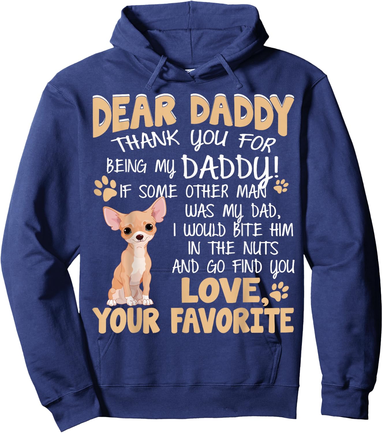 Chihuahua Shirt ,Funny For Chihuahua Lovers gift Hoodie - Hoodie | Navy
