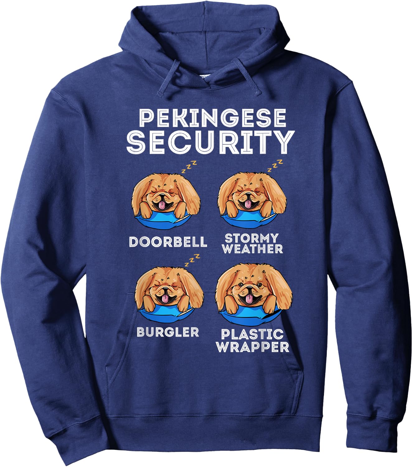 Pekingese Dog Owner Gift - I Love My Pekingese Dog Hoodie - Hoodie | Navy