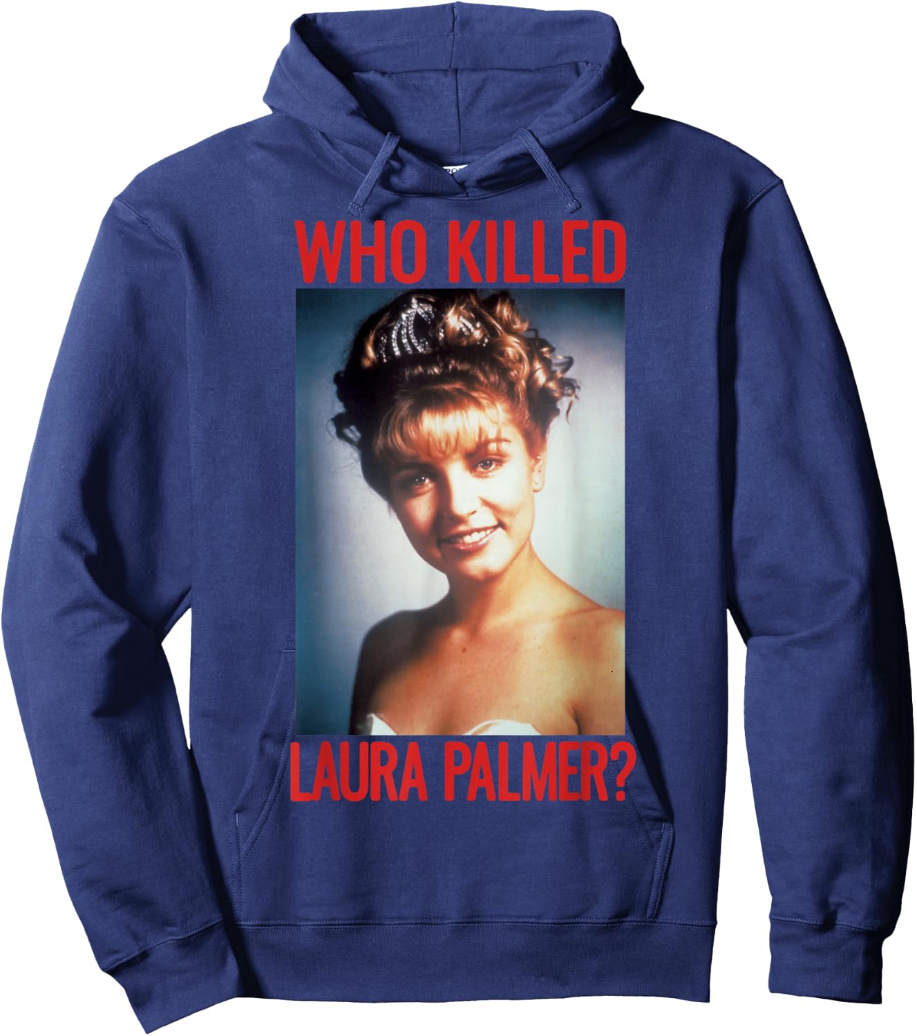 Twin Peaks Who Killed Laura Palmer? Graphic Hoodie - Hoodie | Navy