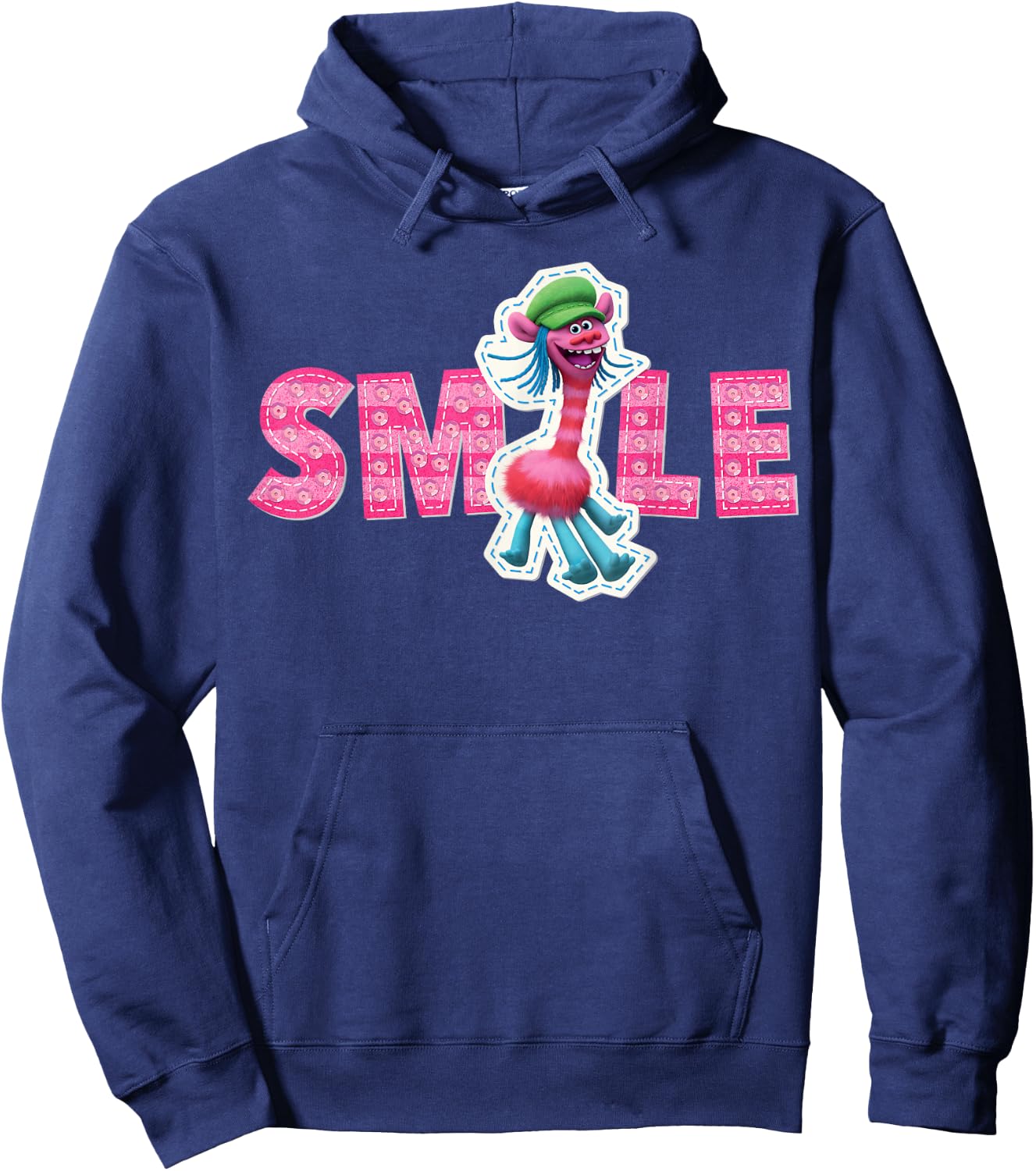 DreamWorks Trolls Cooper SMILE Hoodie - Hoodie | Navy