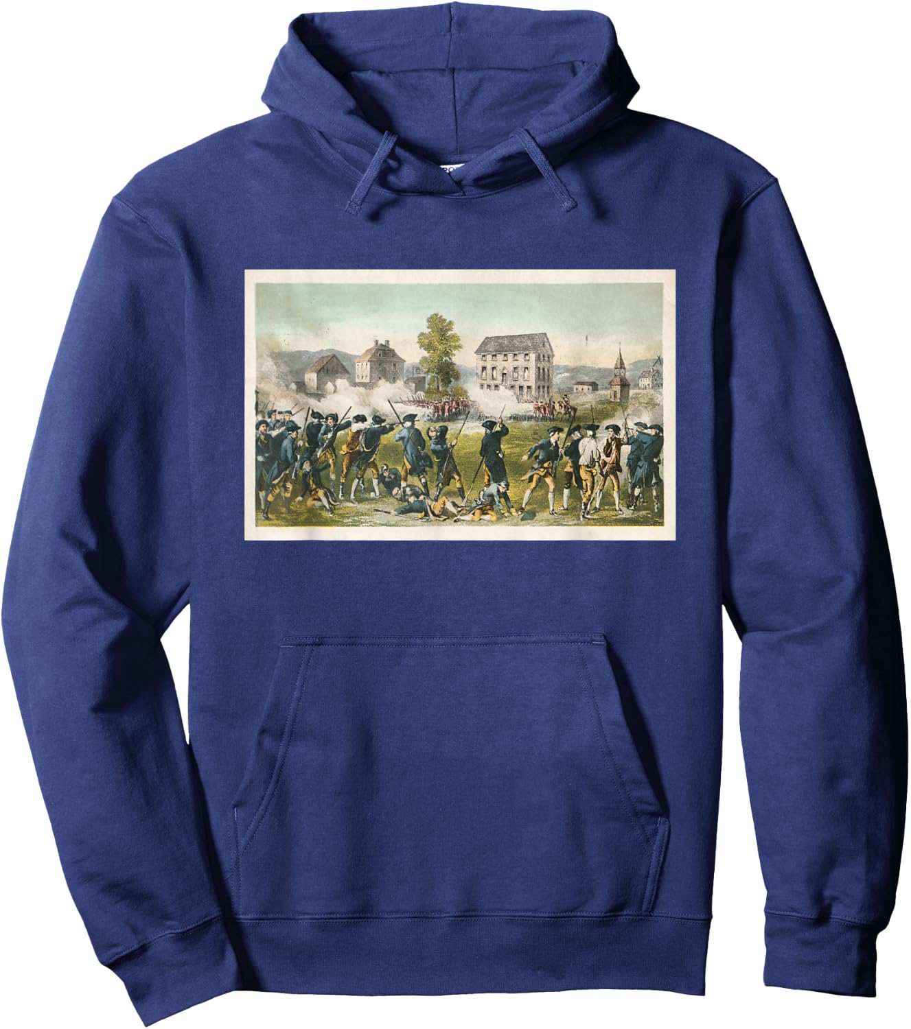 Battle of Lexington Massachusetts - American Revolution Hoodie - Hoodie | Navy