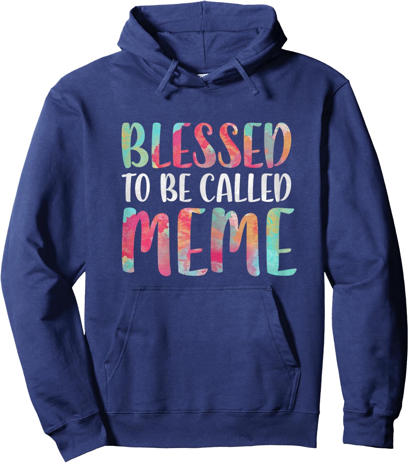 Blessed To Be Called Meme Shirt Women Mothers Day Hoodie - Hoodie | Navy