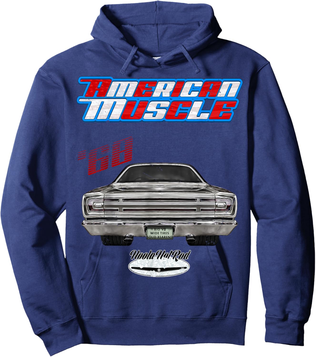 1968,GTX,Belvedere,Satellite,Hot Rod,Muscle Car,Drag Racing Hoodie - Hoodie | Navy