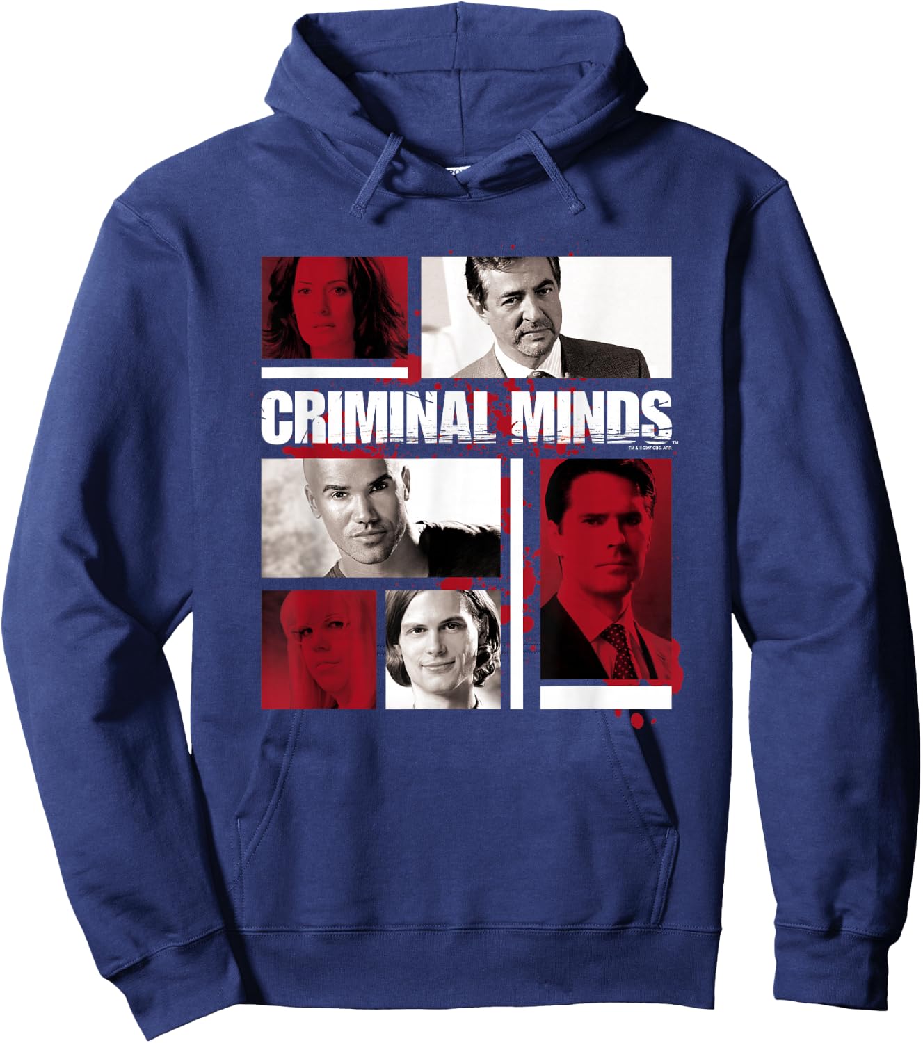 Criminal Minds Character Boxes Hoodie - Hoodie | Navy