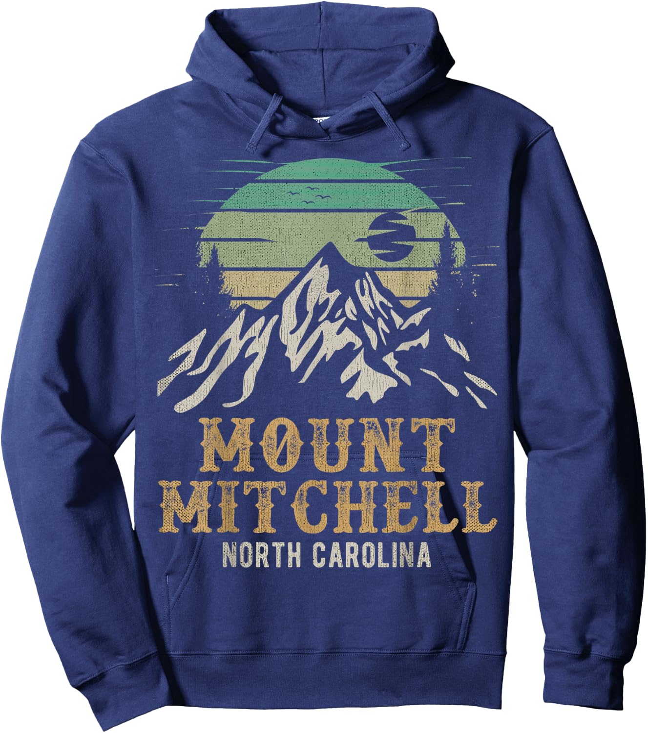 Mount Mitchell State Park Merchandise Hiking Mount Mitchell Hoodie - Hoodie | Navy