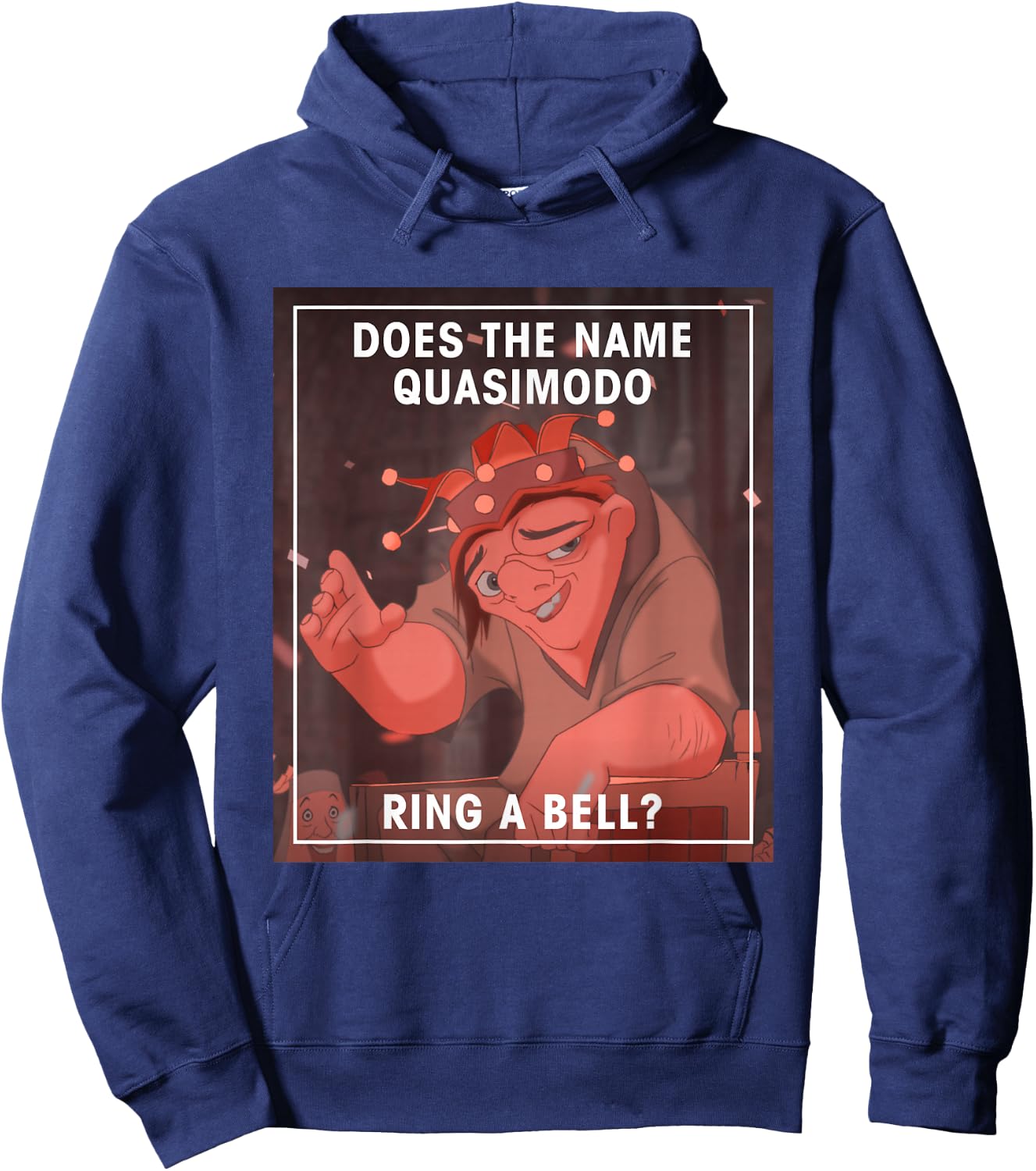 Disney The Hunchback of Notre Dame Quasimodo Funny Hoodie - Hoodie | Navy