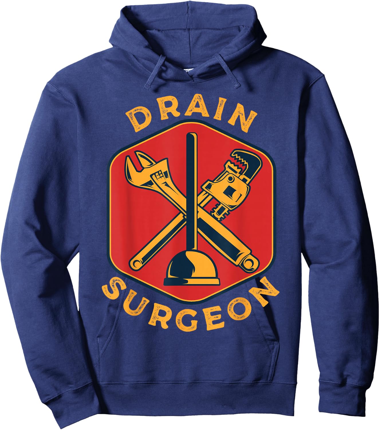 Funny Plumbing Gag Quotes Plumber Pipefitter Handyman Hoodie - Hoodie | Navy