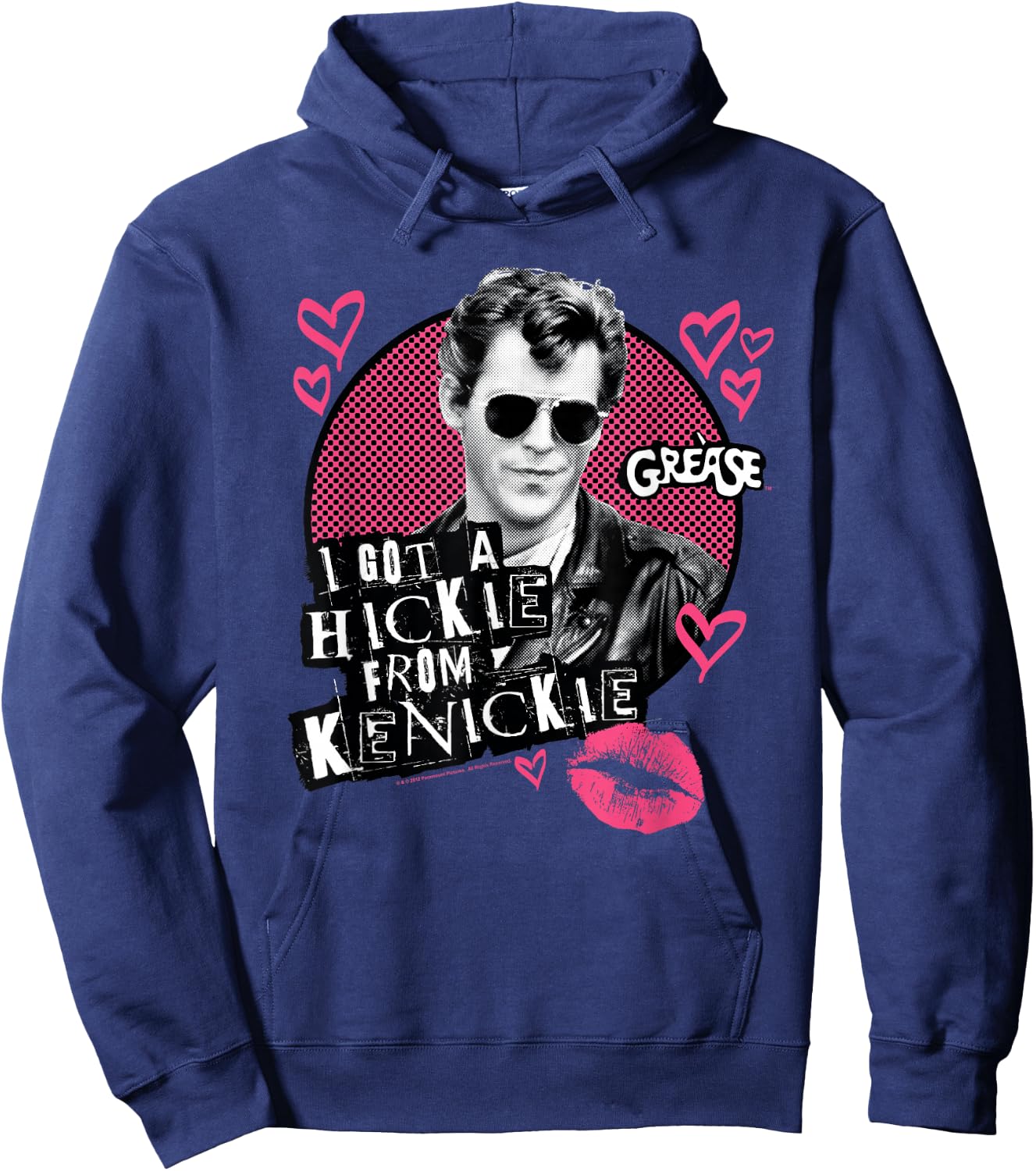 Grease Hickie from Kenickie Hoodie - Hoodie | Navy