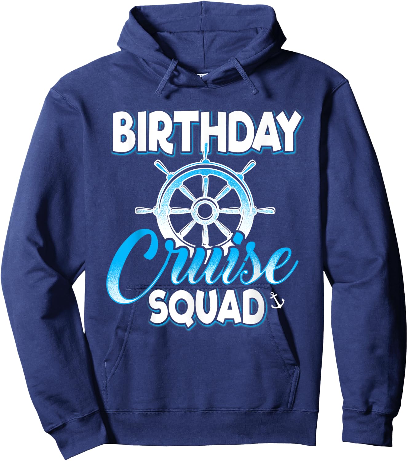 Birthday Cruise Squad Vacation Trip Group Couple Matching Hoodie - Hoodie | Navy