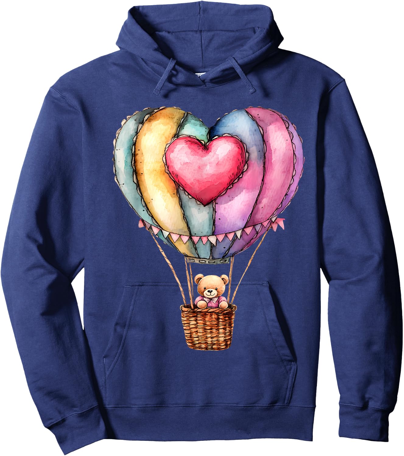 Hot Air Balloon Ride Festival Hot Air Ballooning Hoodie - Hoodie | Navy