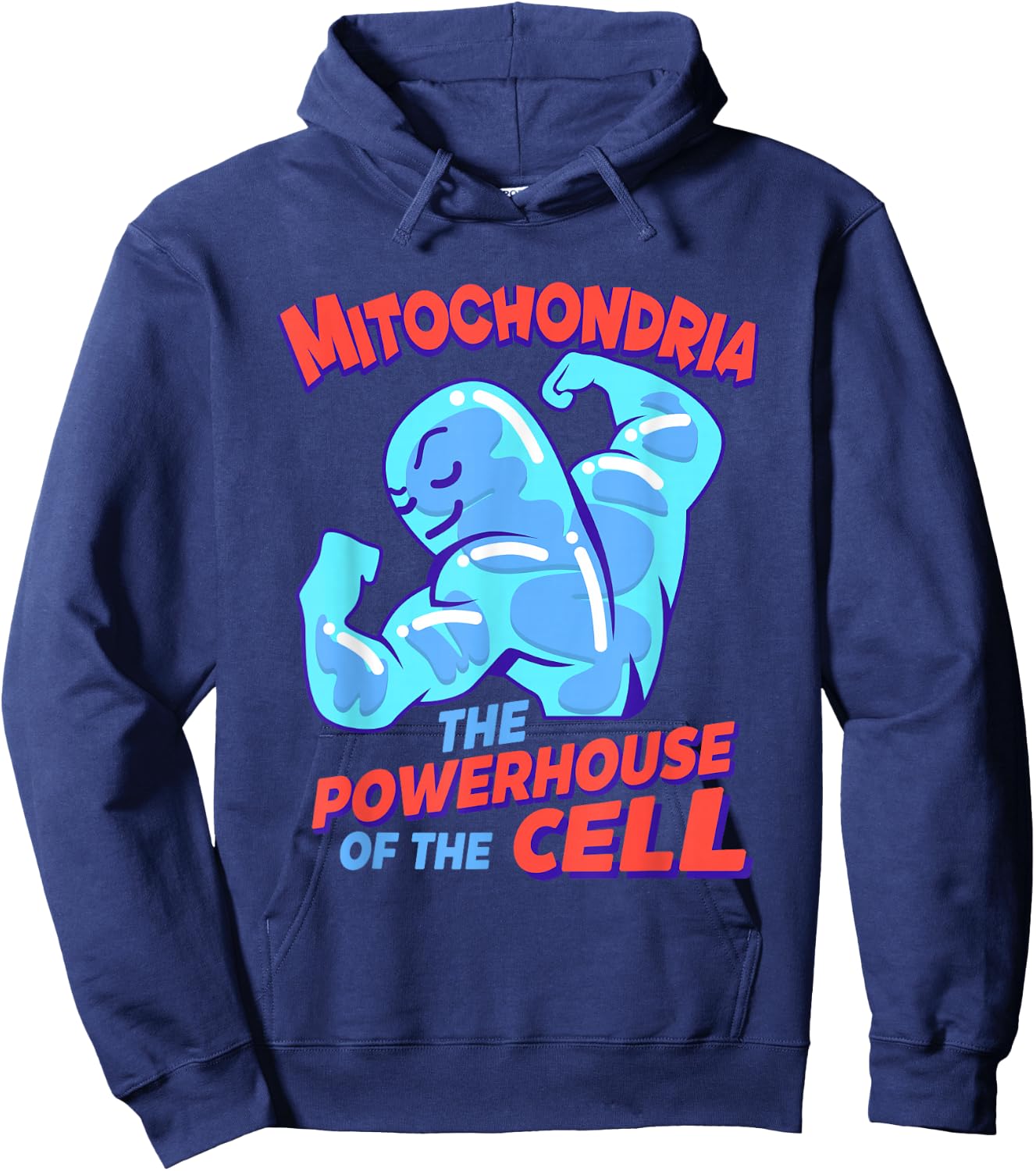 Mitochondria The Power Station of the Cell, Biology Hoodie - Hoodie | Navy